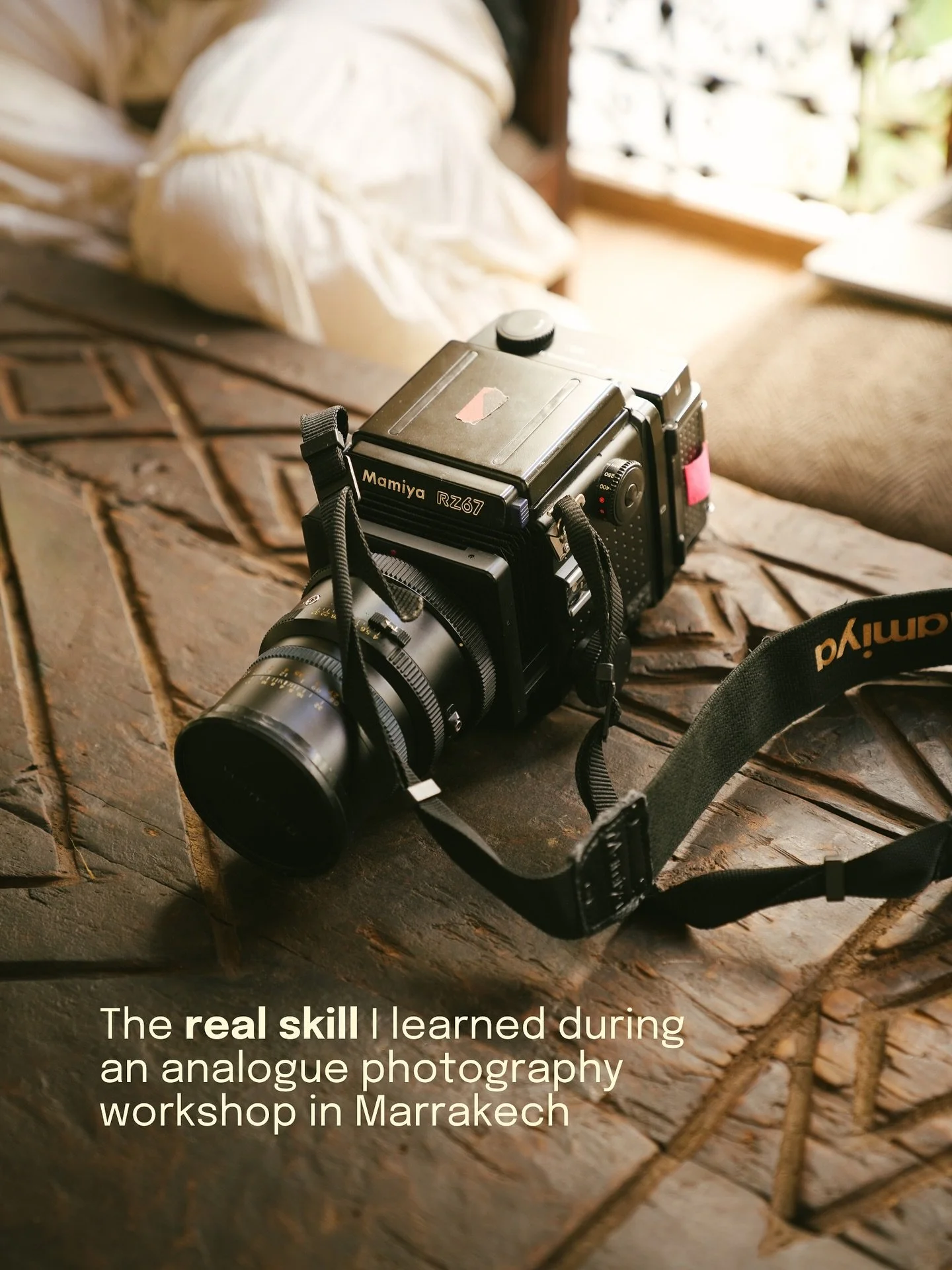 On my last trip to Marrakech, I learned a powerful lesson about following passion with intention. Thank you @tamiaftab &amp; @rieretreats ✨