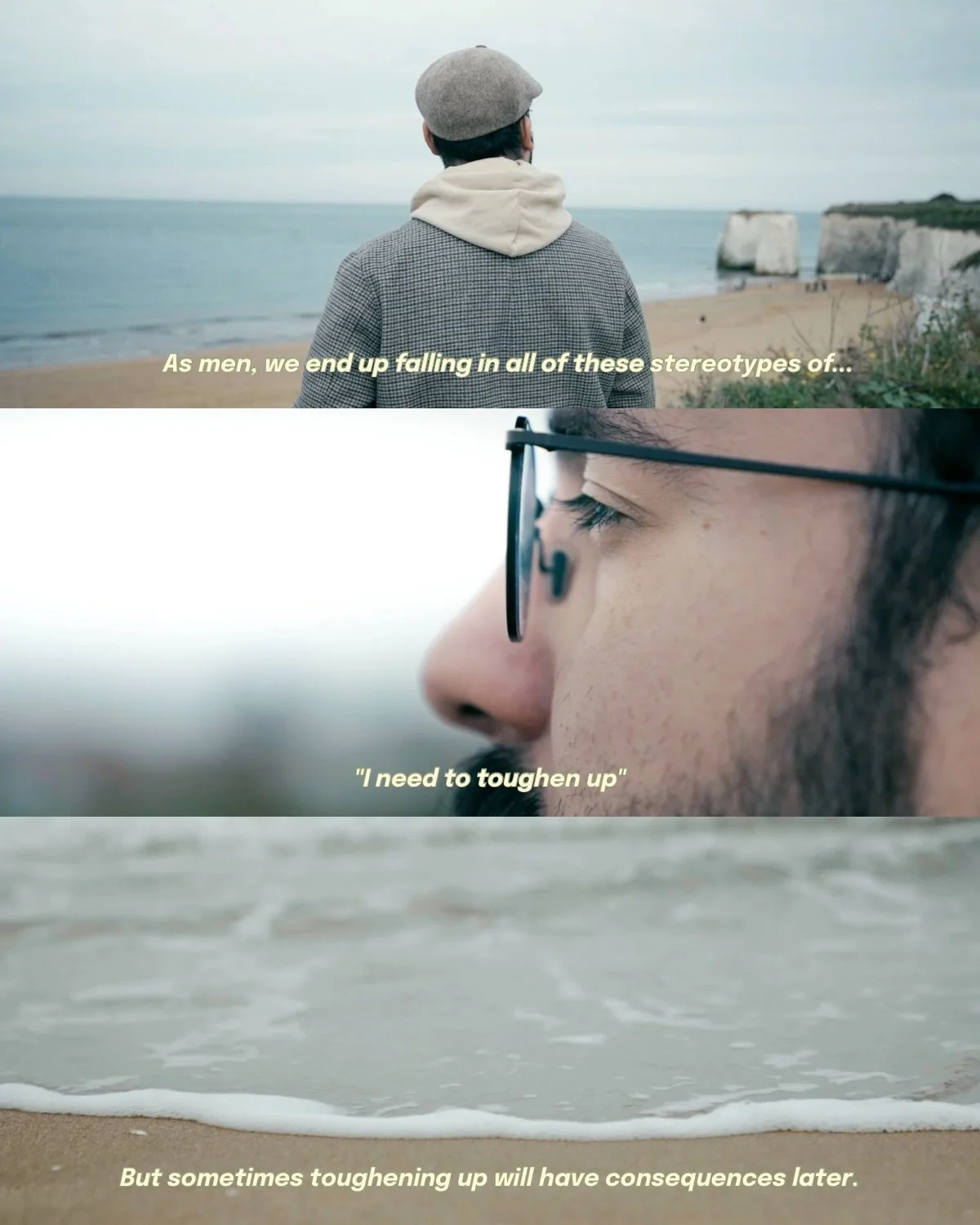 This project is incredibly close to my heart. Having stood by my partner @nelsonrcosta through his own mental health struggles, I saw firsthand how isolating it can be for men. 

My biggest hope with this project for @ourfuturehealthuk was to share h