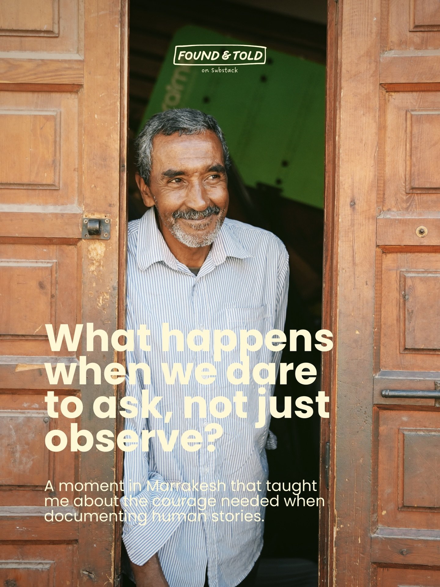 An extract from my latest @substack newsletter about the courage of capturing a cherished moment 💌 enjoy the read &amp; let me know if you ever feel the same.