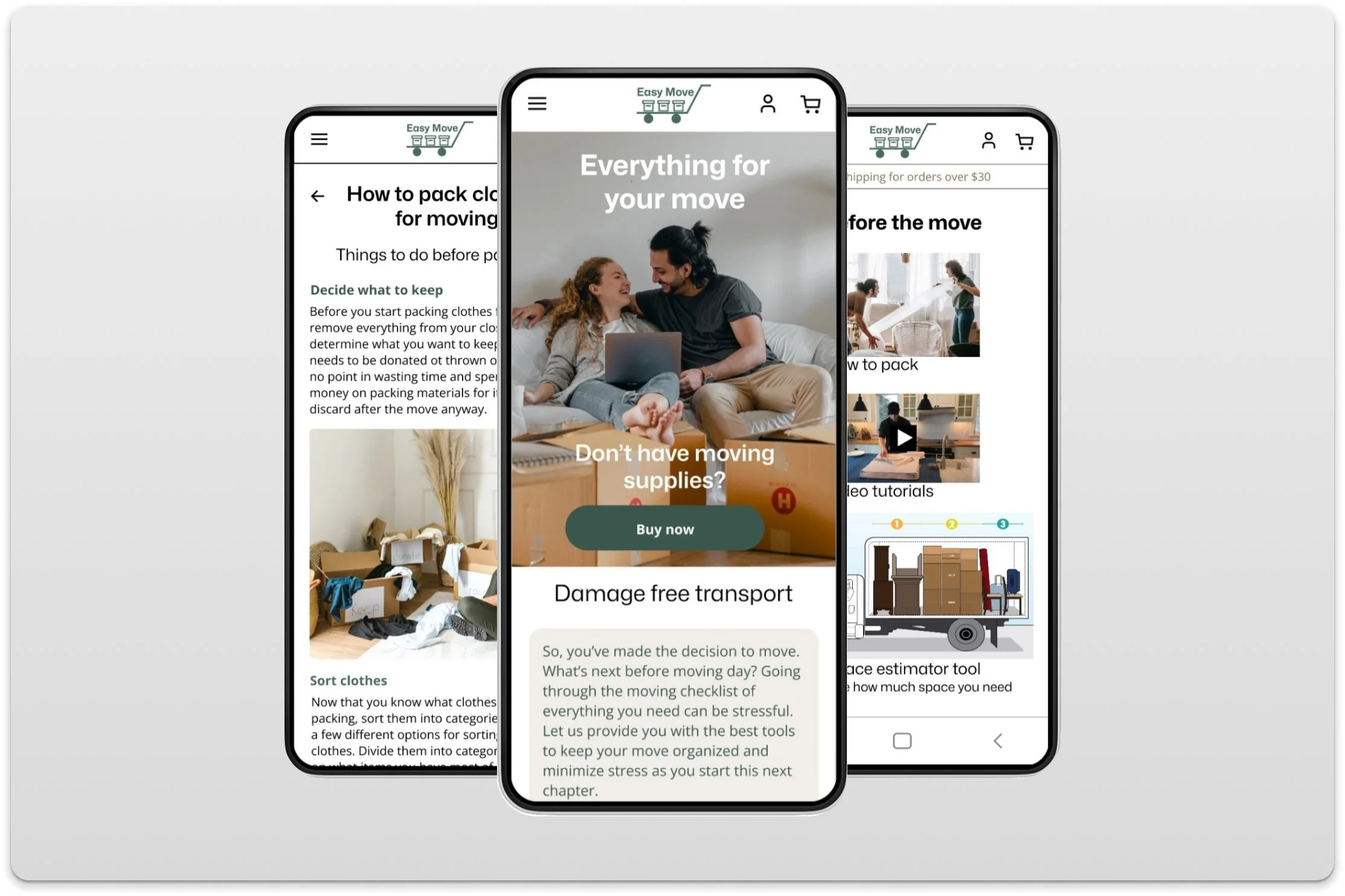 Move Smart (Mobile-First UX Design)-Simplifying planning and organization for a smooth move.