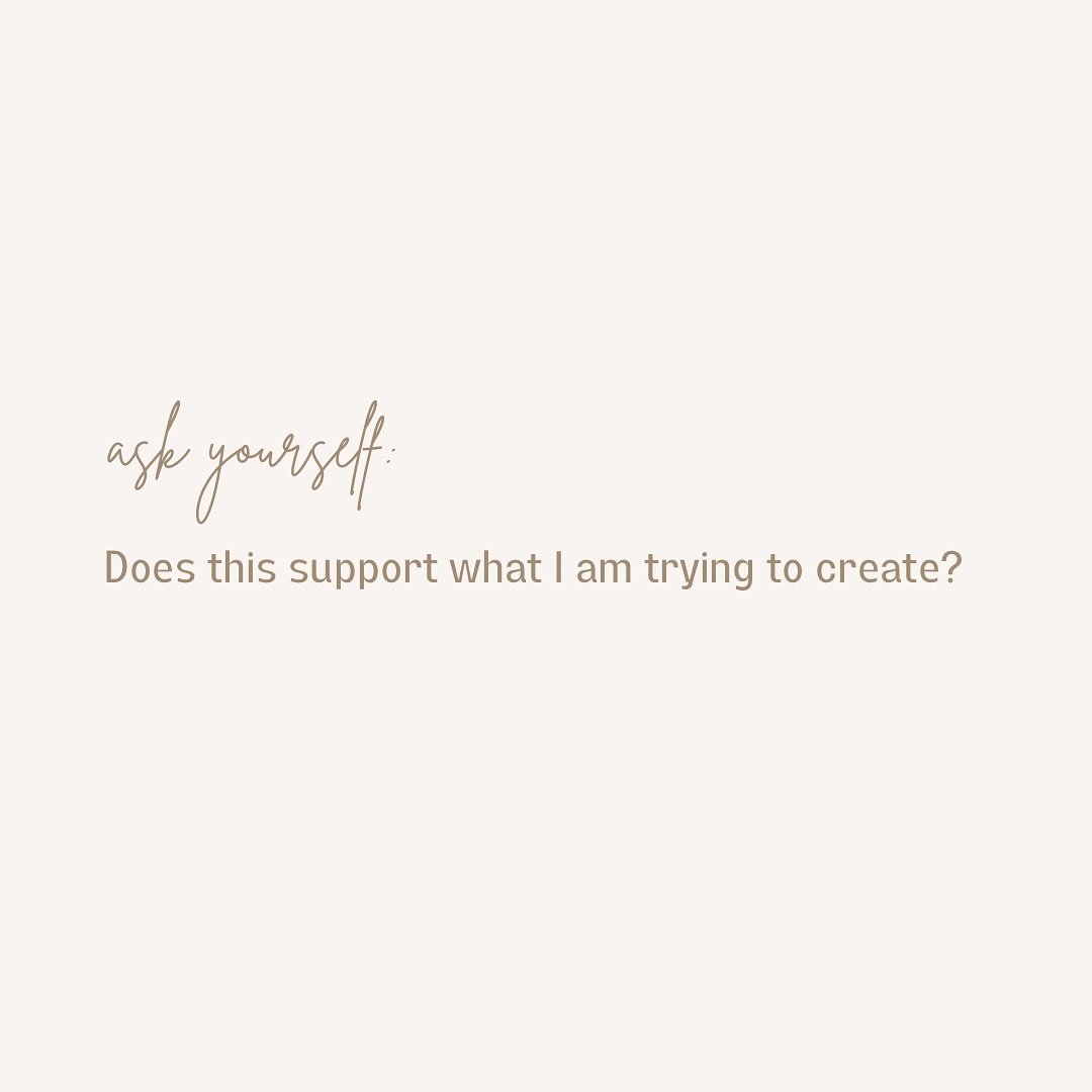 Get in the habit of asking yourself, does this support what I am trying to create. 

Sometimes we can get caught up on mindlessly doing things that don&rsquo;t support the life we are trying to create. If your journey isn&rsquo;t going like you desir