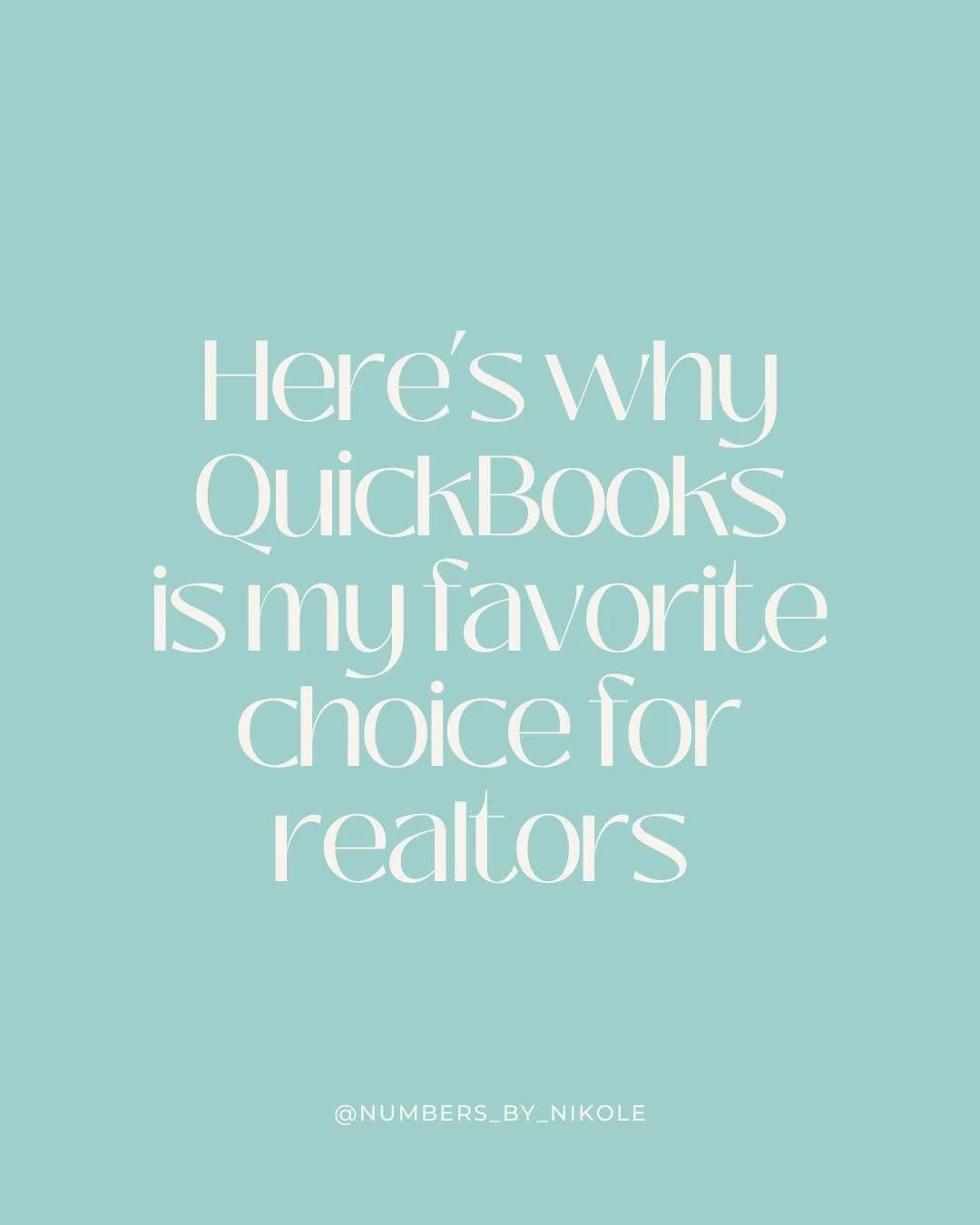 🌶️ HOT TAKE: QuickBooks isn&rsquo;t just bookkeeping software, it's soooo much more for realtors!

These features are exactly why I recommend it for (almost all) of my realtor clients:

&rarr; You can easily run every essential financial statement a