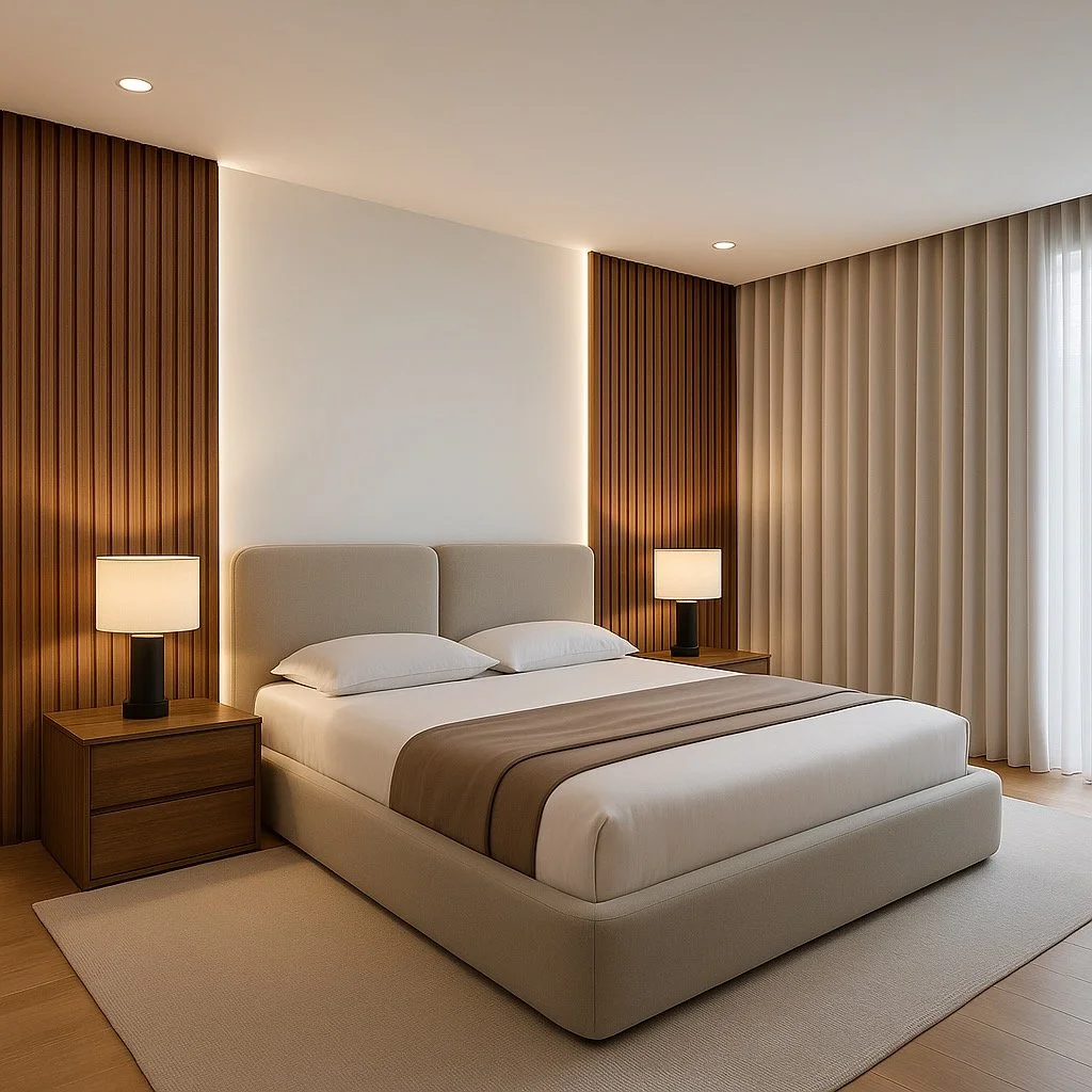 Custom Slatted and Fabric Panel Wall – Charlotte Interior Trend.jpeg