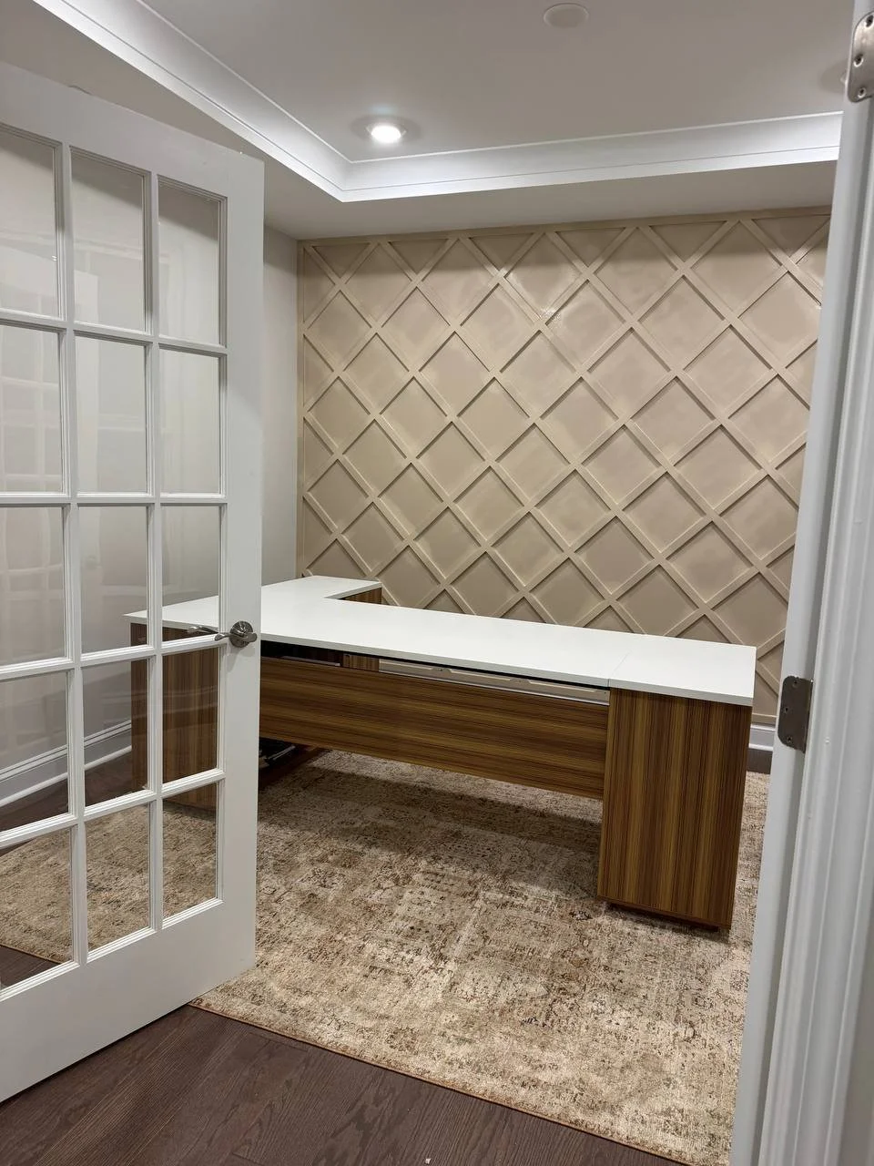 Accent Walls for New Construction Home Office and Bedroom Bad Wall Charlotte NC