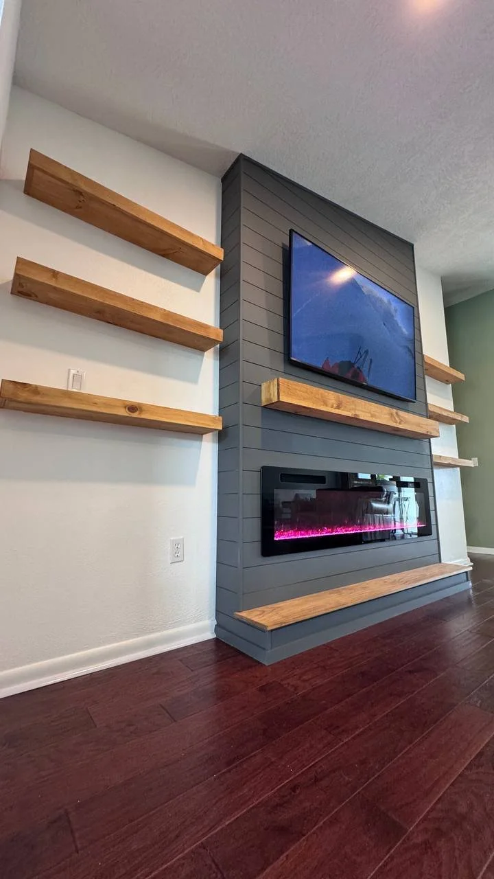 Custom TV Media Wall Installation in Tampa, Florida