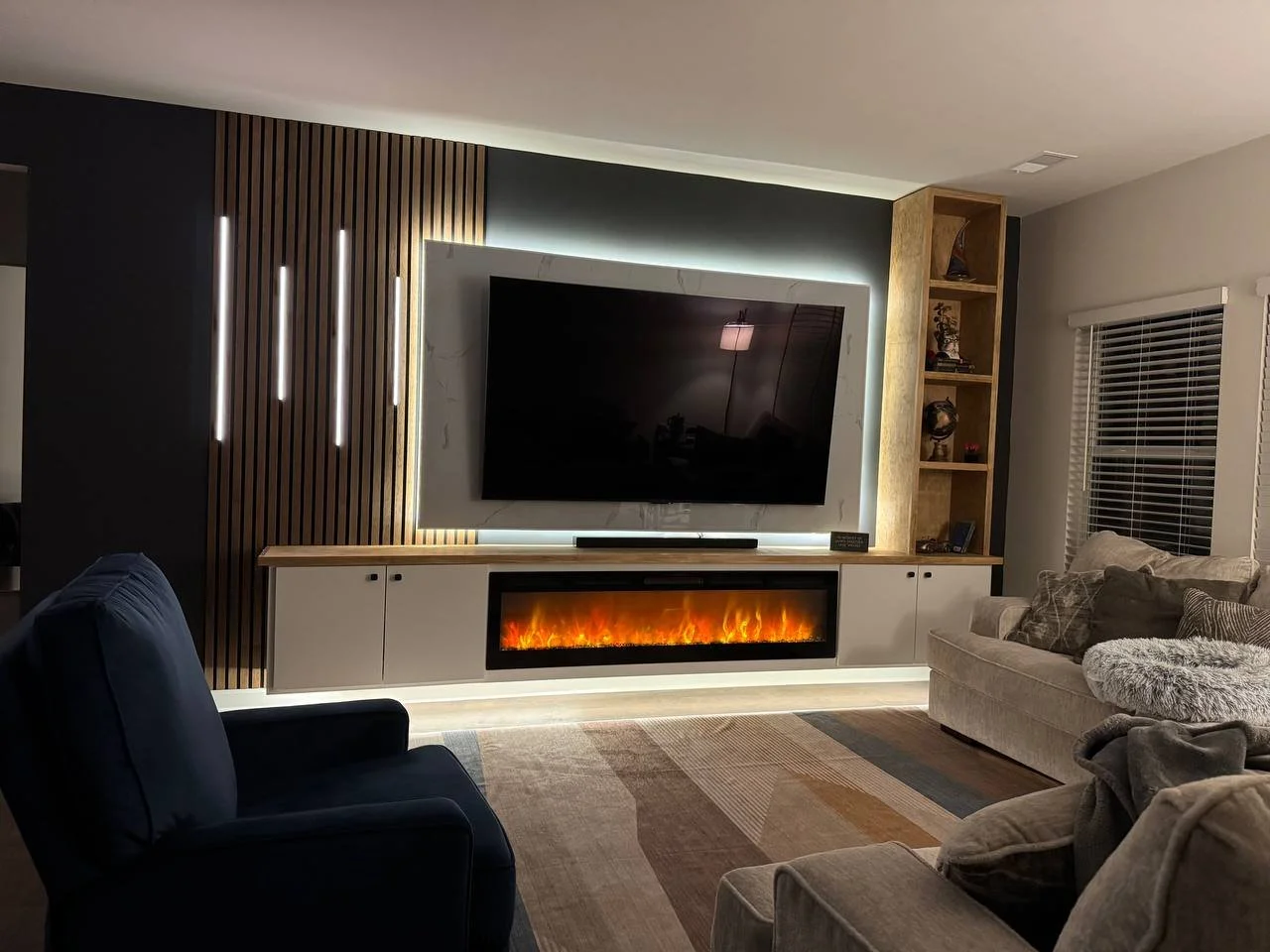 Custom Accent Wall in Irvine California – Modern Luxury Upgrade Completed in 3–4 Days