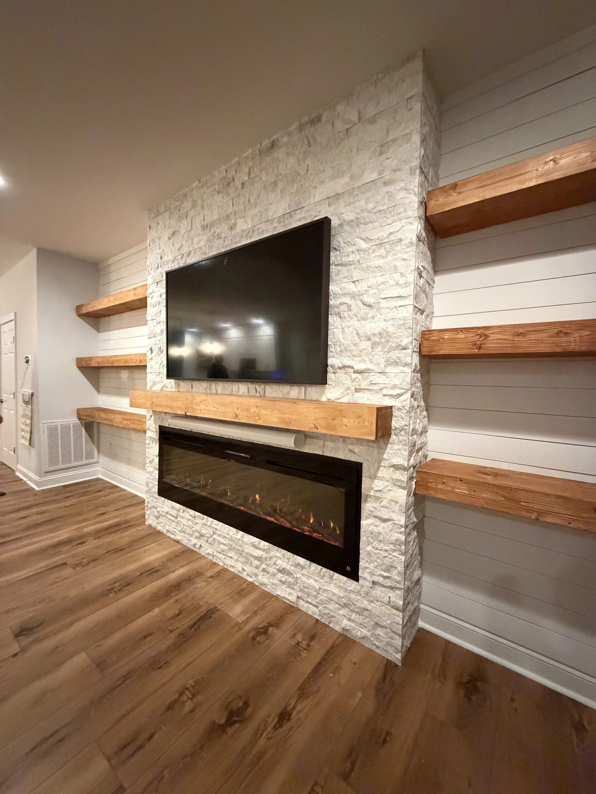 TV Media Wall Fireplace Wall Virginia, VA