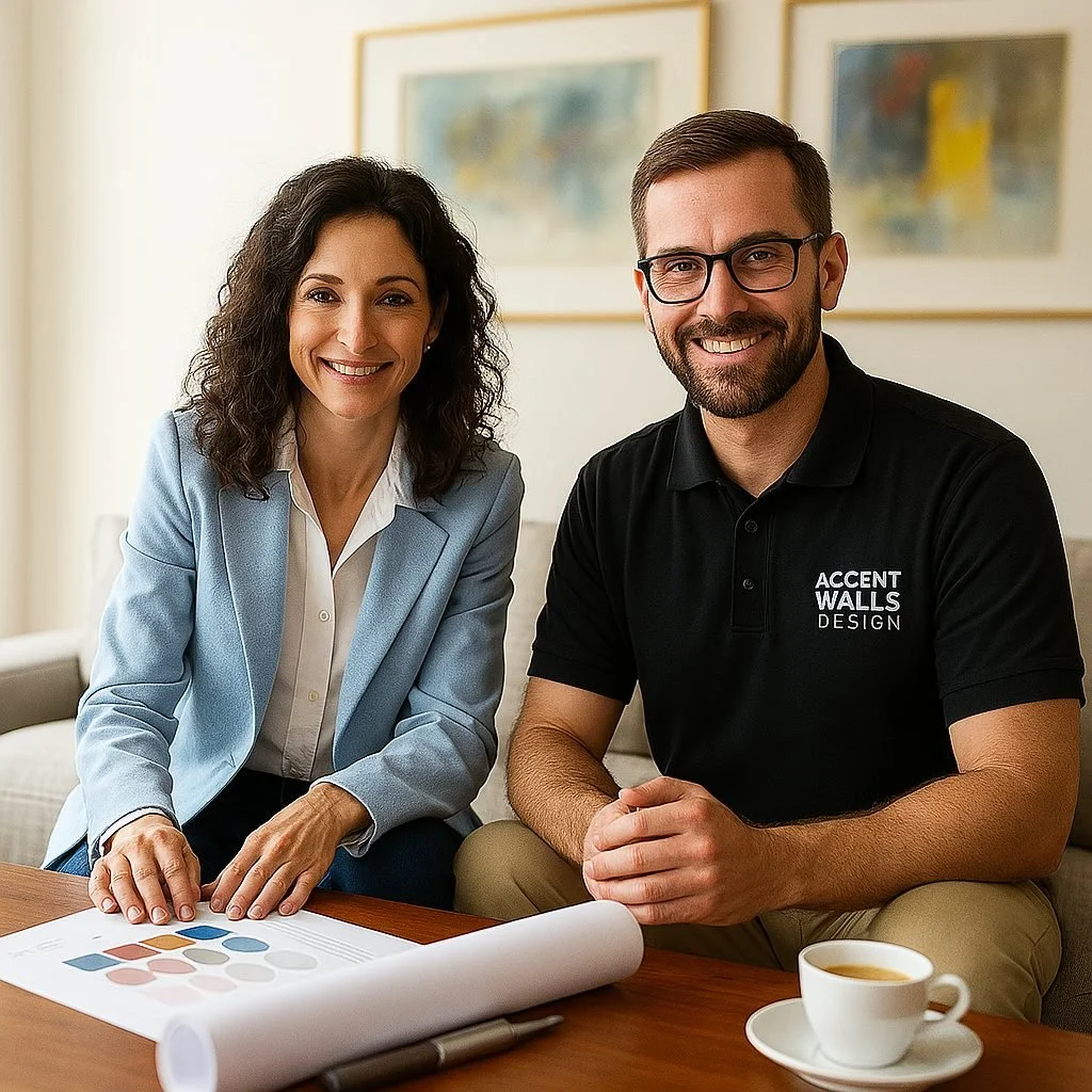 Accent Walls Design team — accent wall and fireplace installers in Charlotte, NC