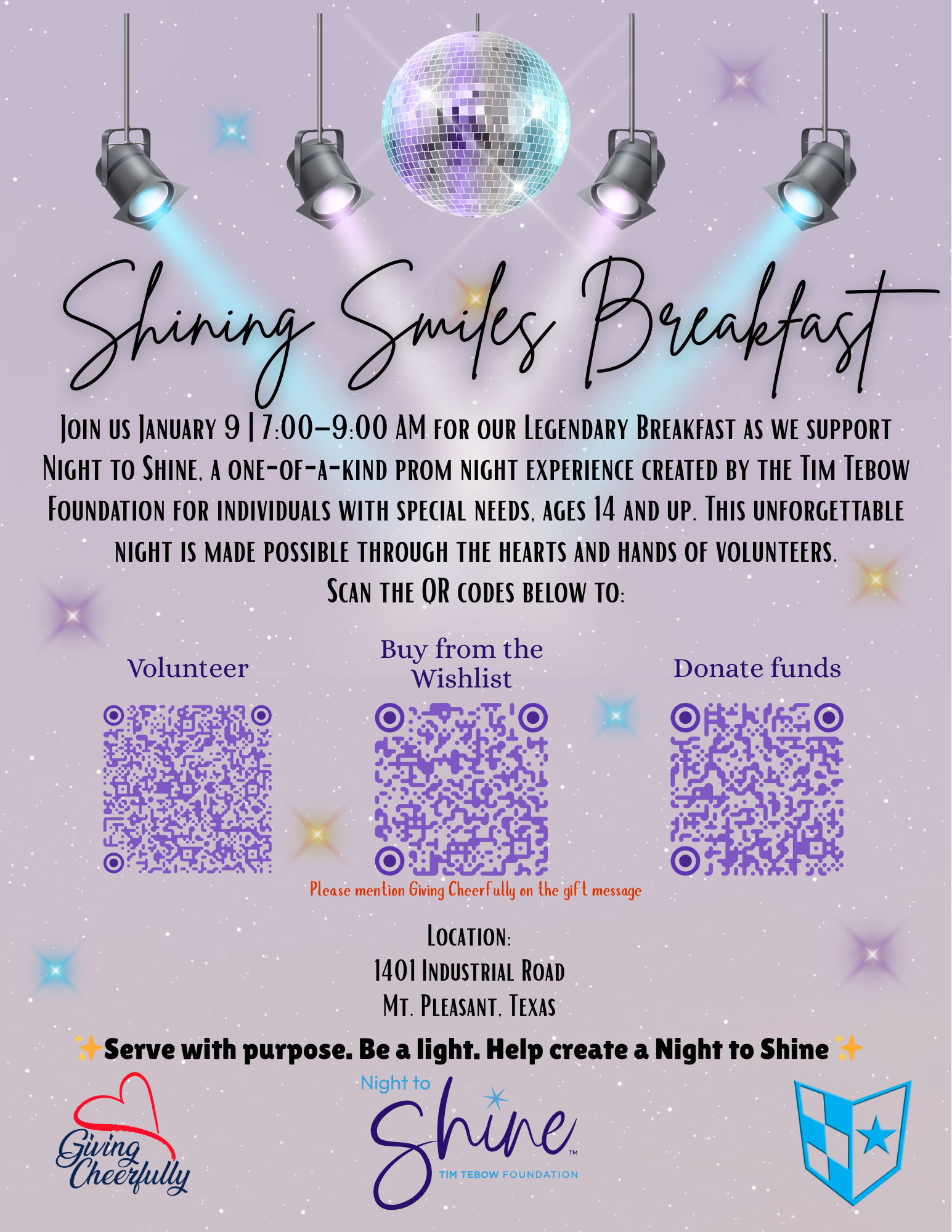 Shining Smiles Breakfast