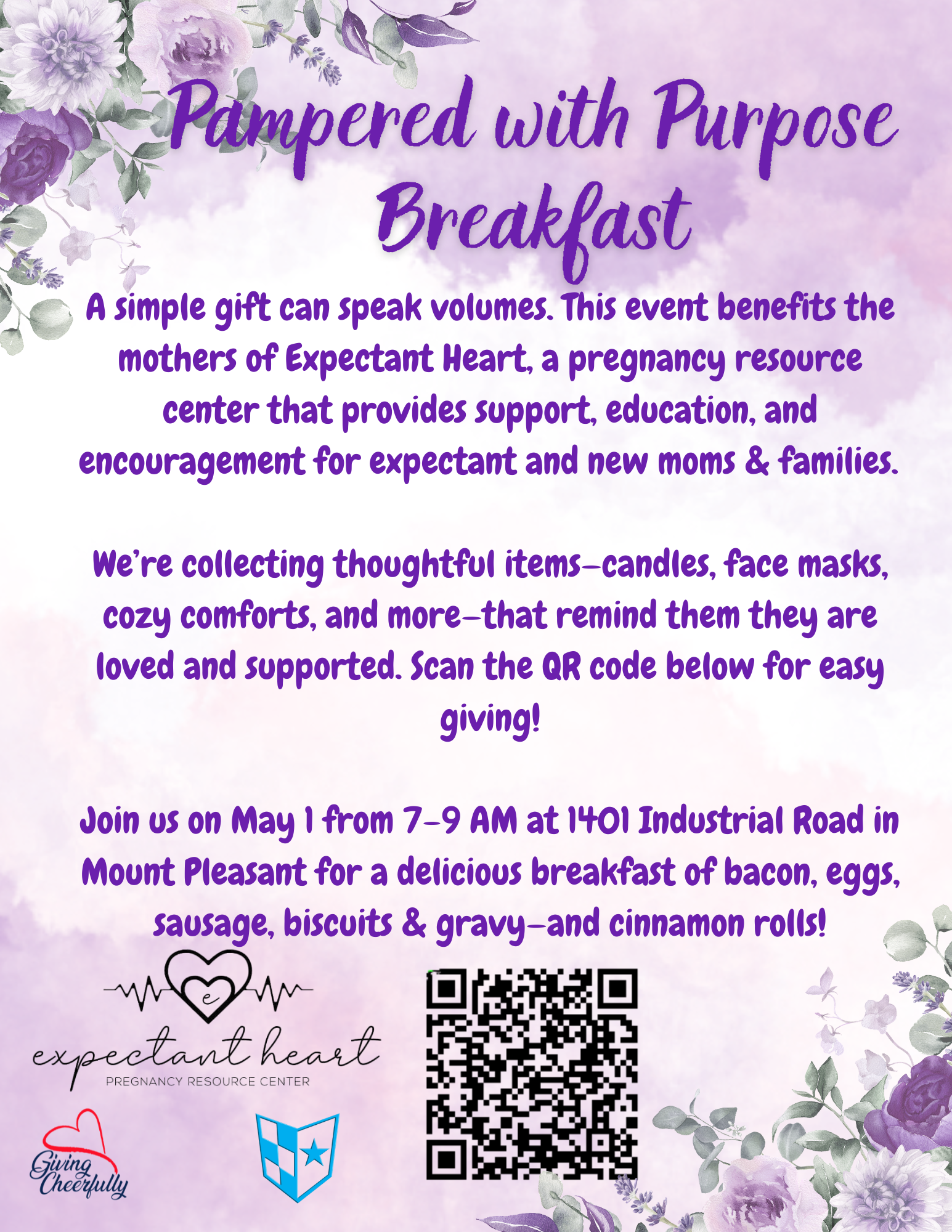 Pampered With Purpose Breakfast
