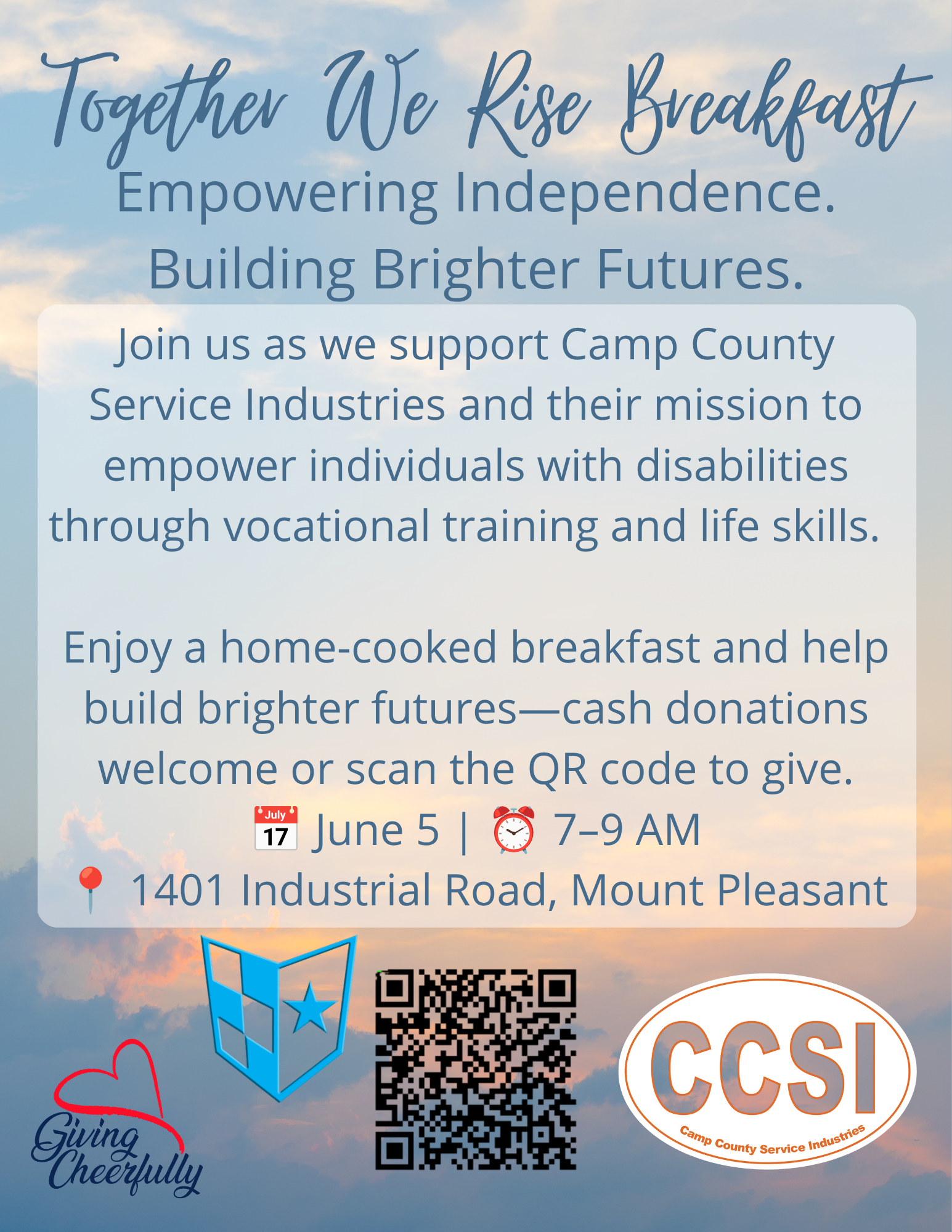 Together We Rise Breakfast