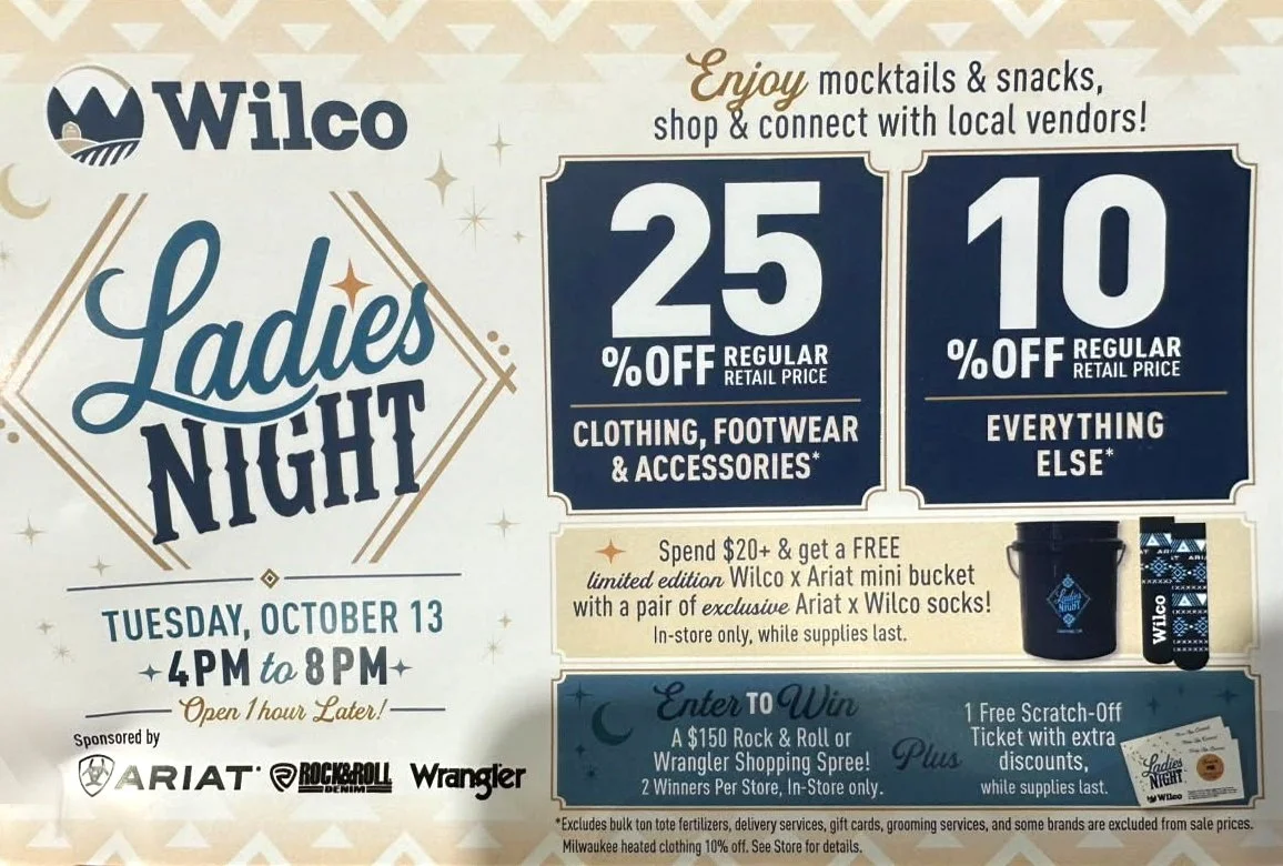 Ladies Night at Wilco Lake Oswego