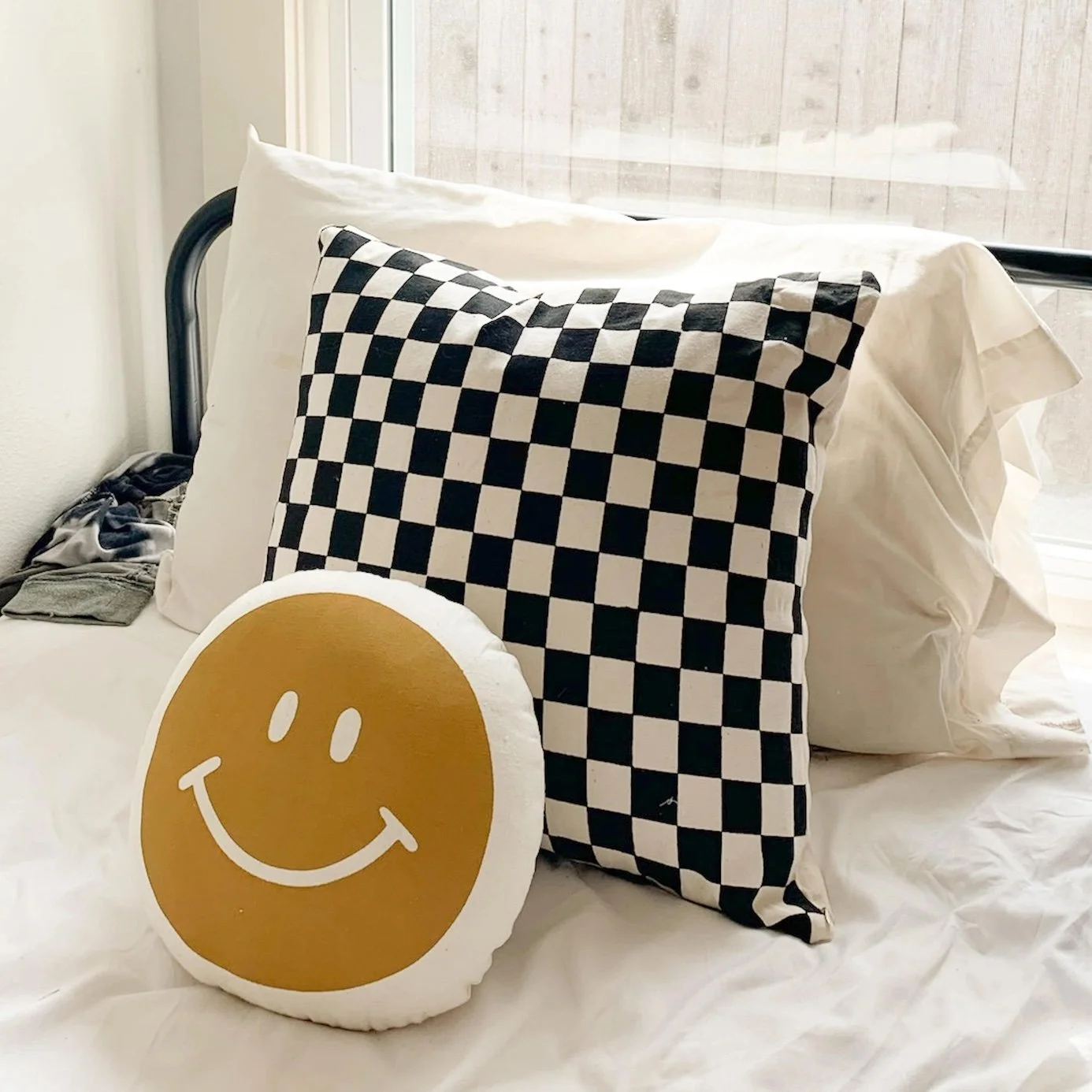 Checkered Pillow Black.jpeg