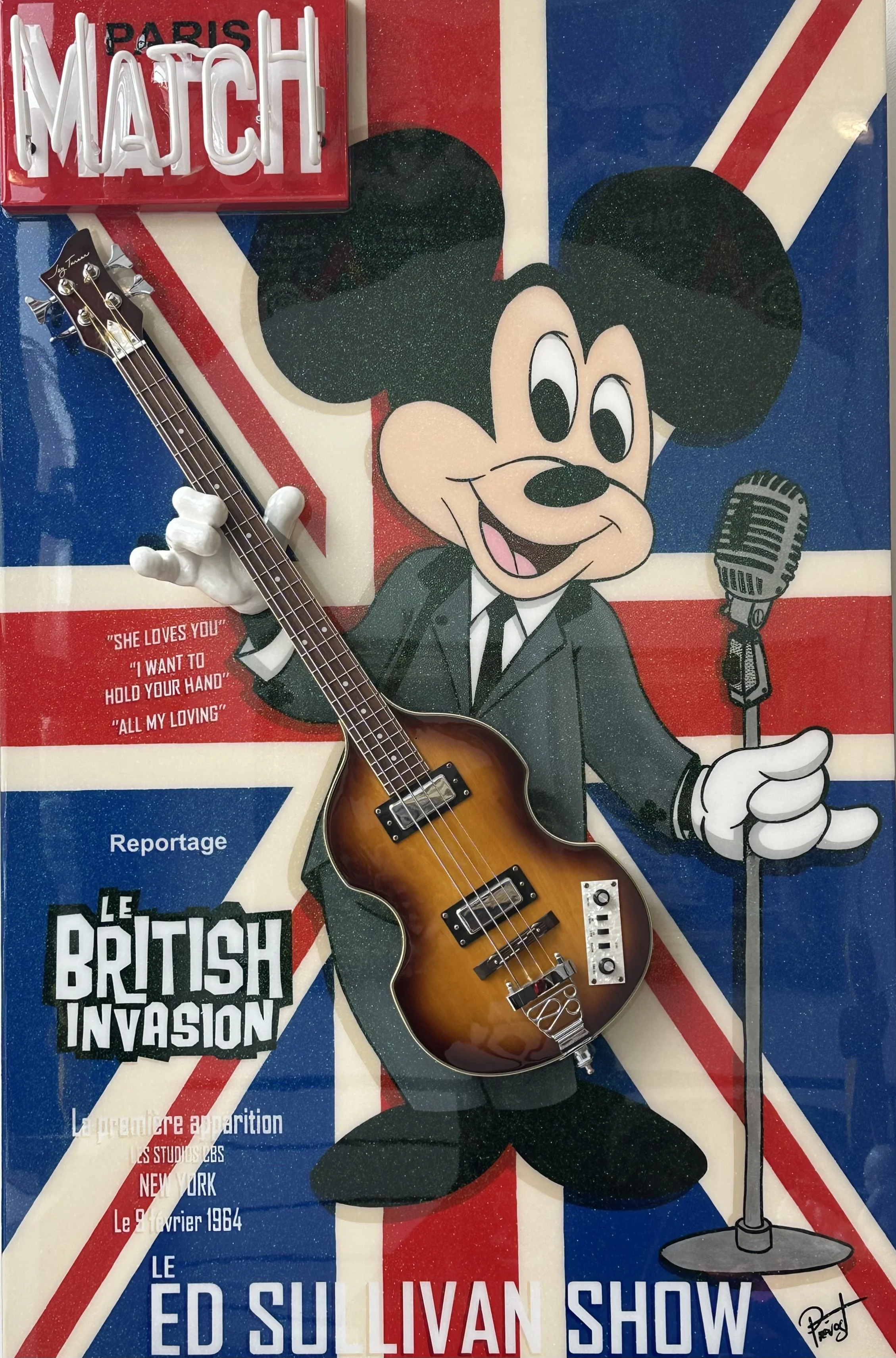 Mickey on the cover of Paris Match