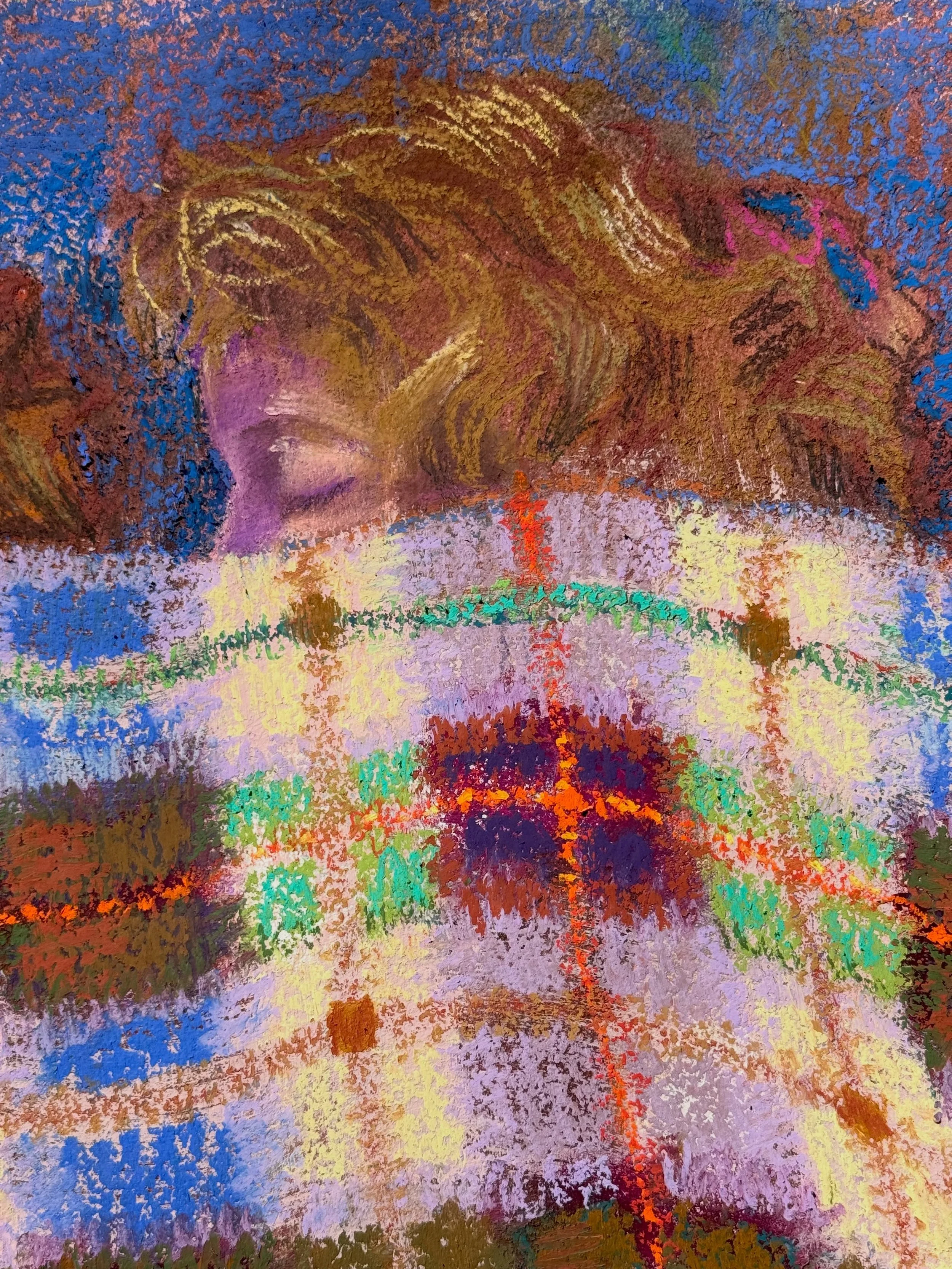 In the Fold // oil pastel and soft pastel on 22x30 handmade paper

My husbands been working hard on the boys new bunkbeds, it&rsquo;s been a huge undertaking of a project and I&rsquo;m so proud of all he&rsquo;s accomplished with it. Planning to hang