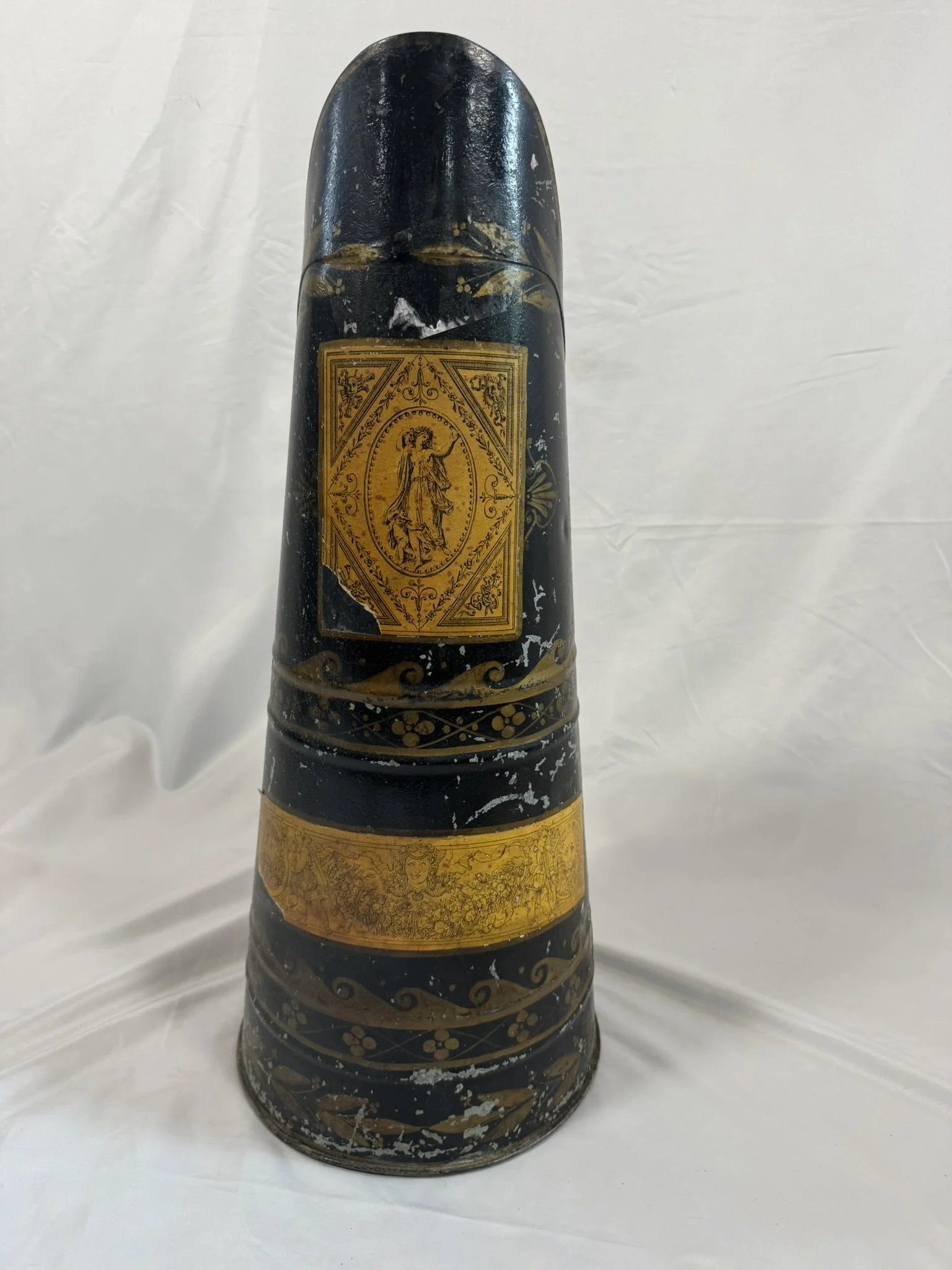 English Tole Coal Helmet Scuttle, Beldray | Jacob Trudaine (Copy)