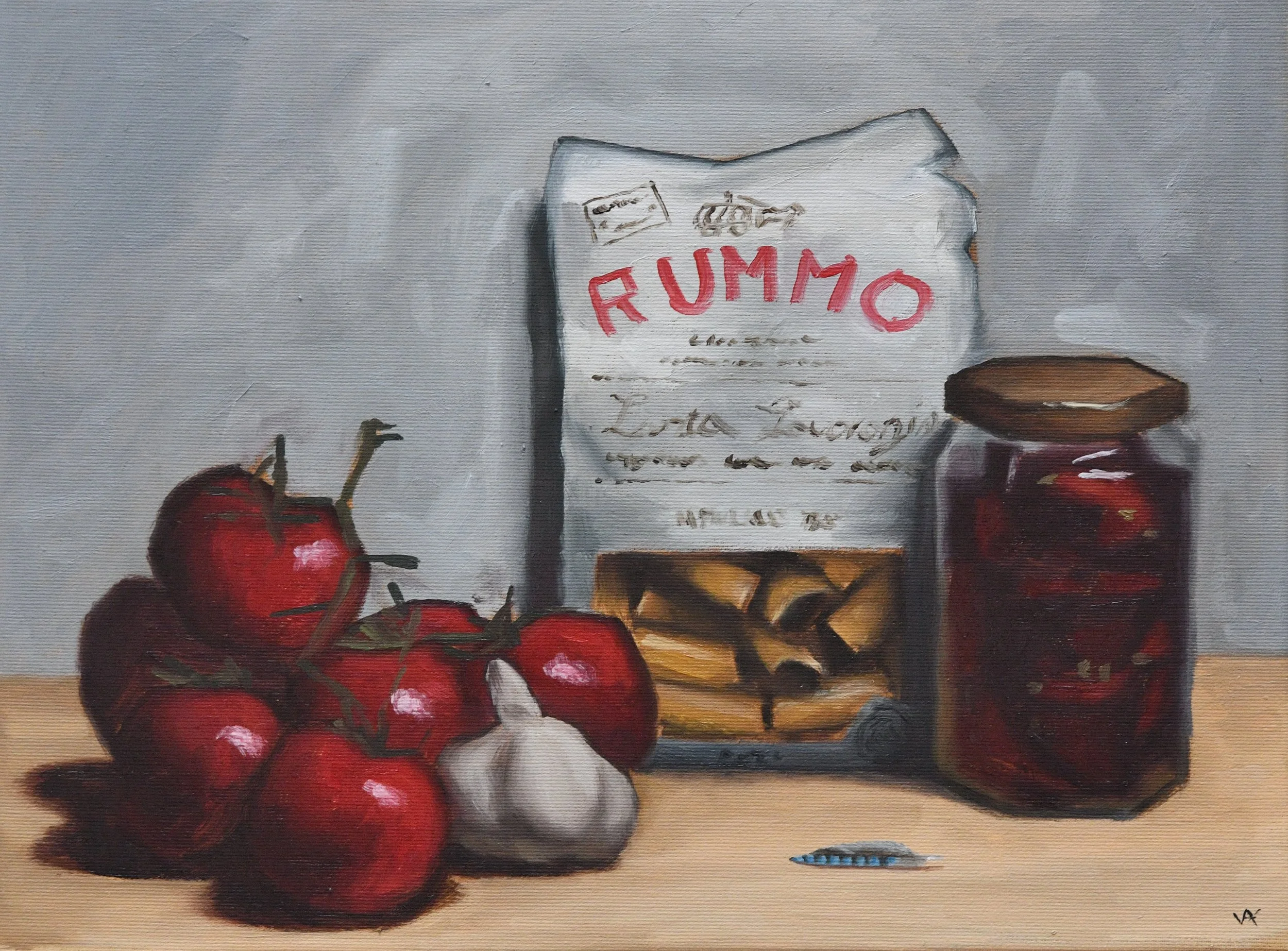 Arrabbiata 40*30cm oil on canvas