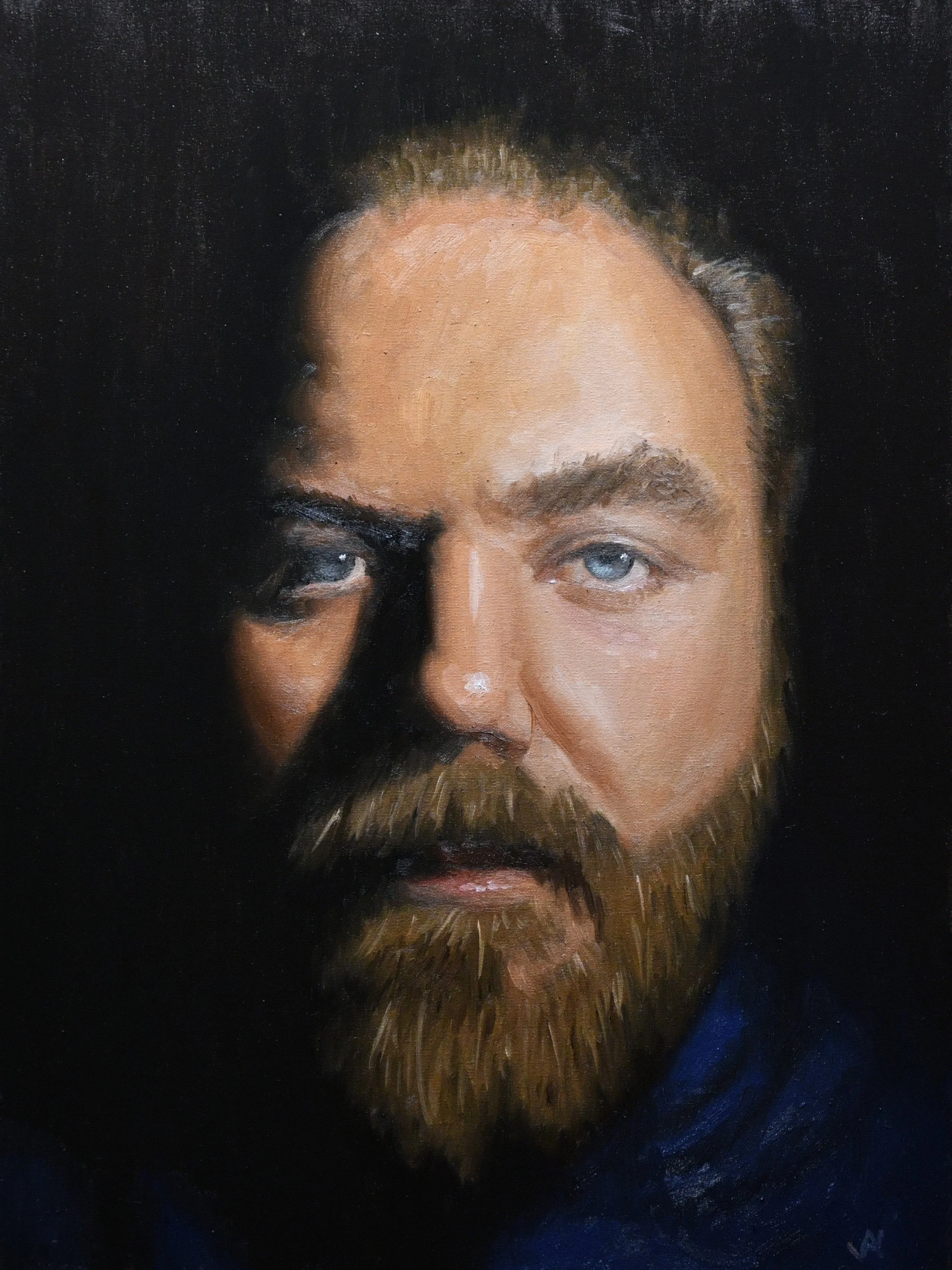 "Bearded Man" 30*40cm oil on canvas 2026