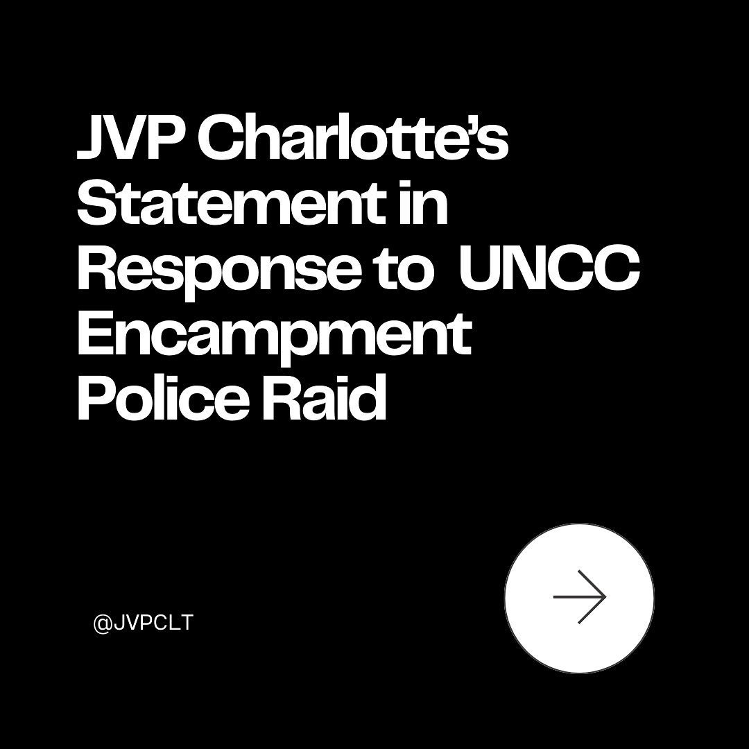As anti-zionist Jews, we are committed to the safety and liberation of all people. We know that our safety is bound together, and currently UNCC&rsquo;s actions are making everyone less safe. It is because of our Jewish values that Jewish Voice for P