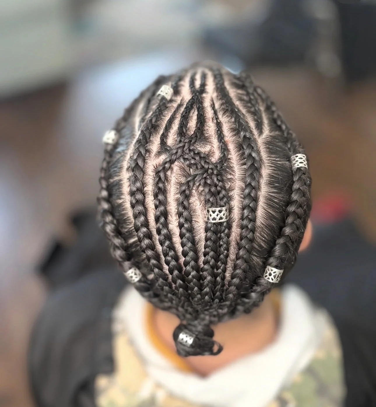 Cornrow with design
