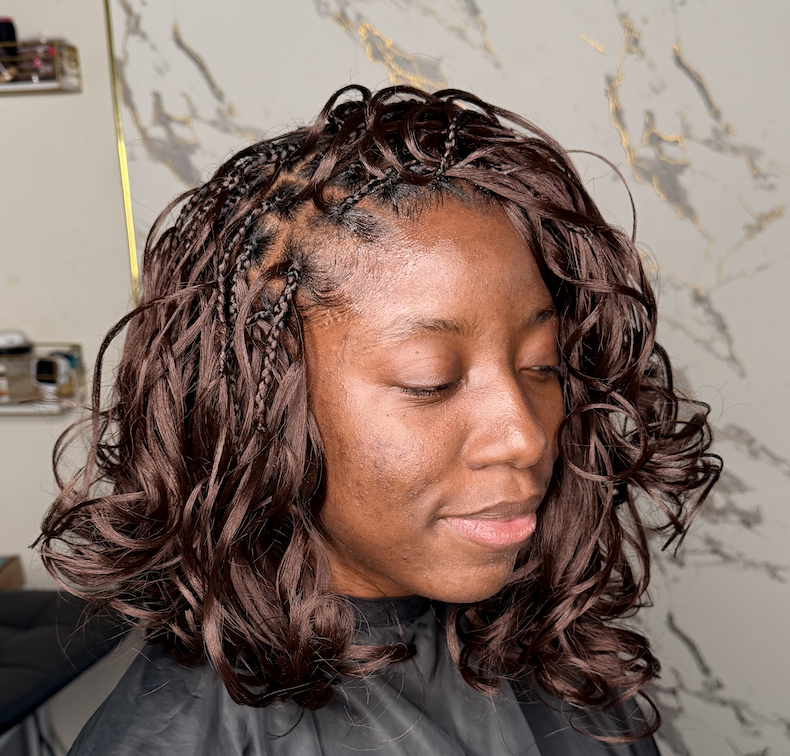 Boho French curl bob