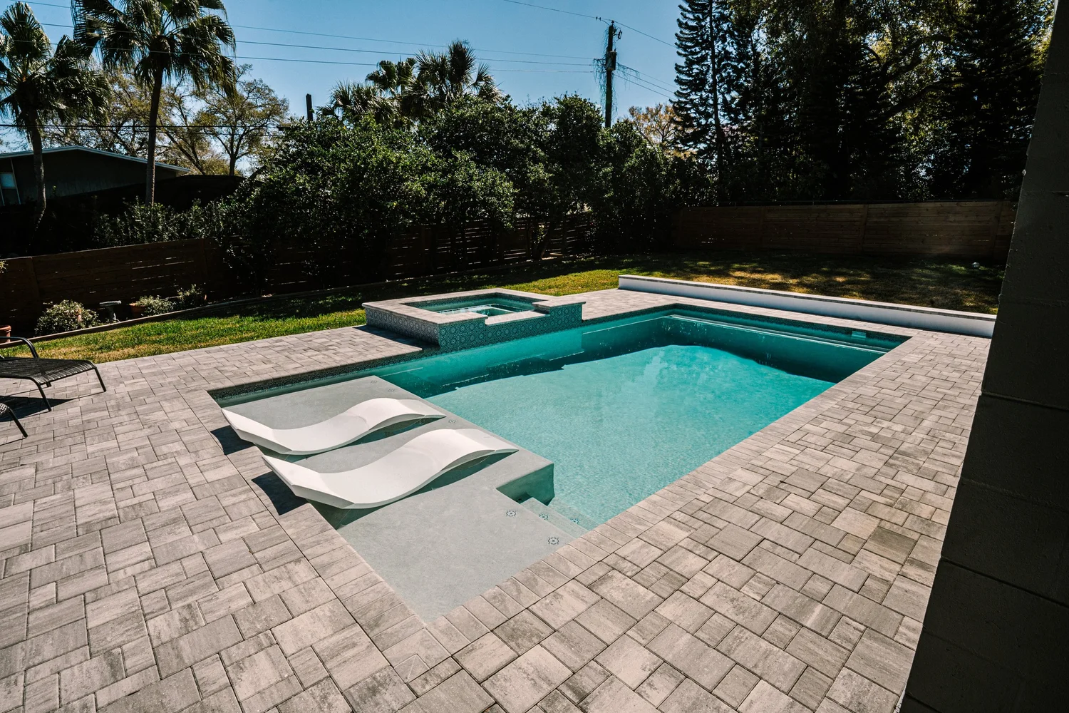 Polk County Pools pool and spa installation