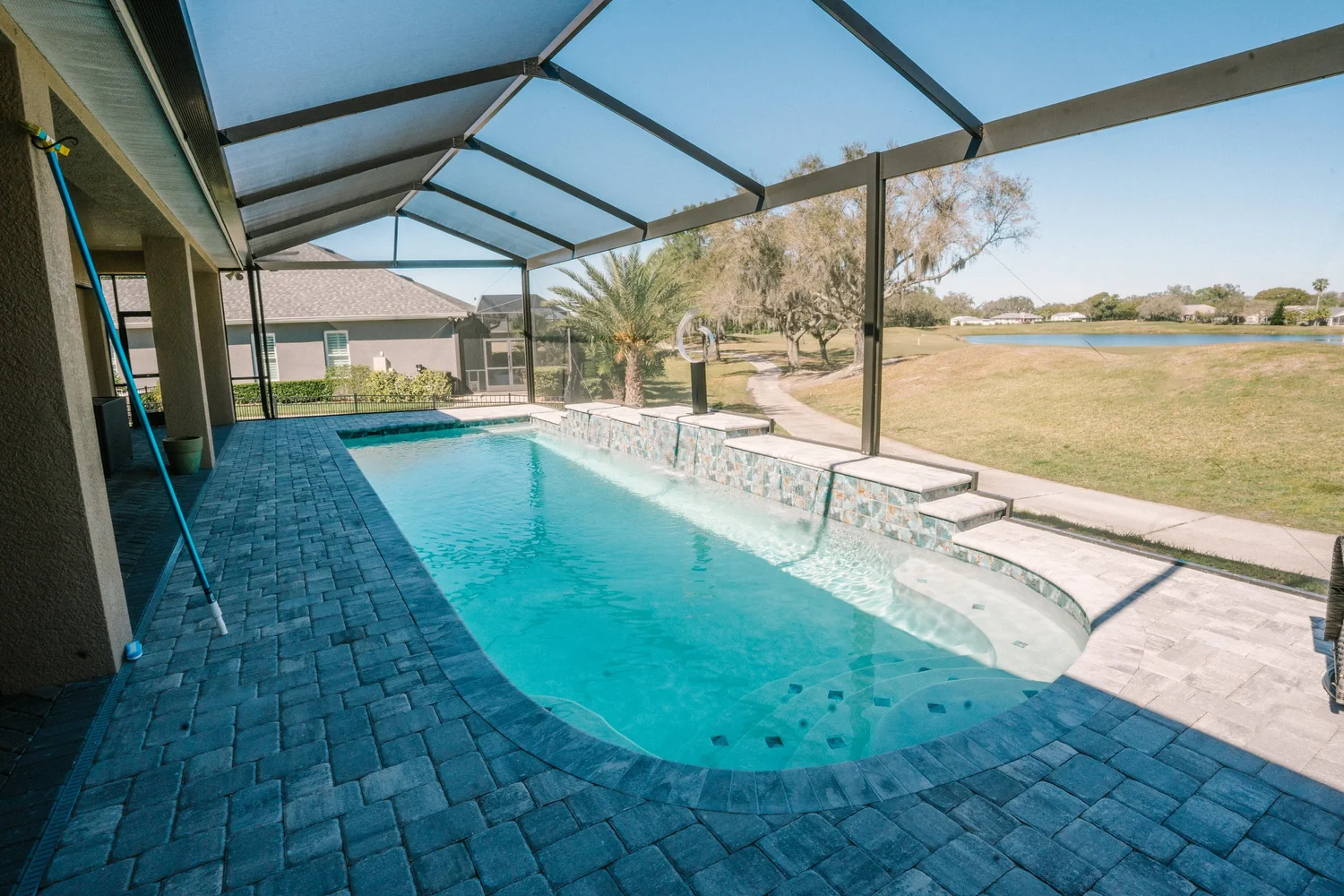 Polk County Pools residential pool project