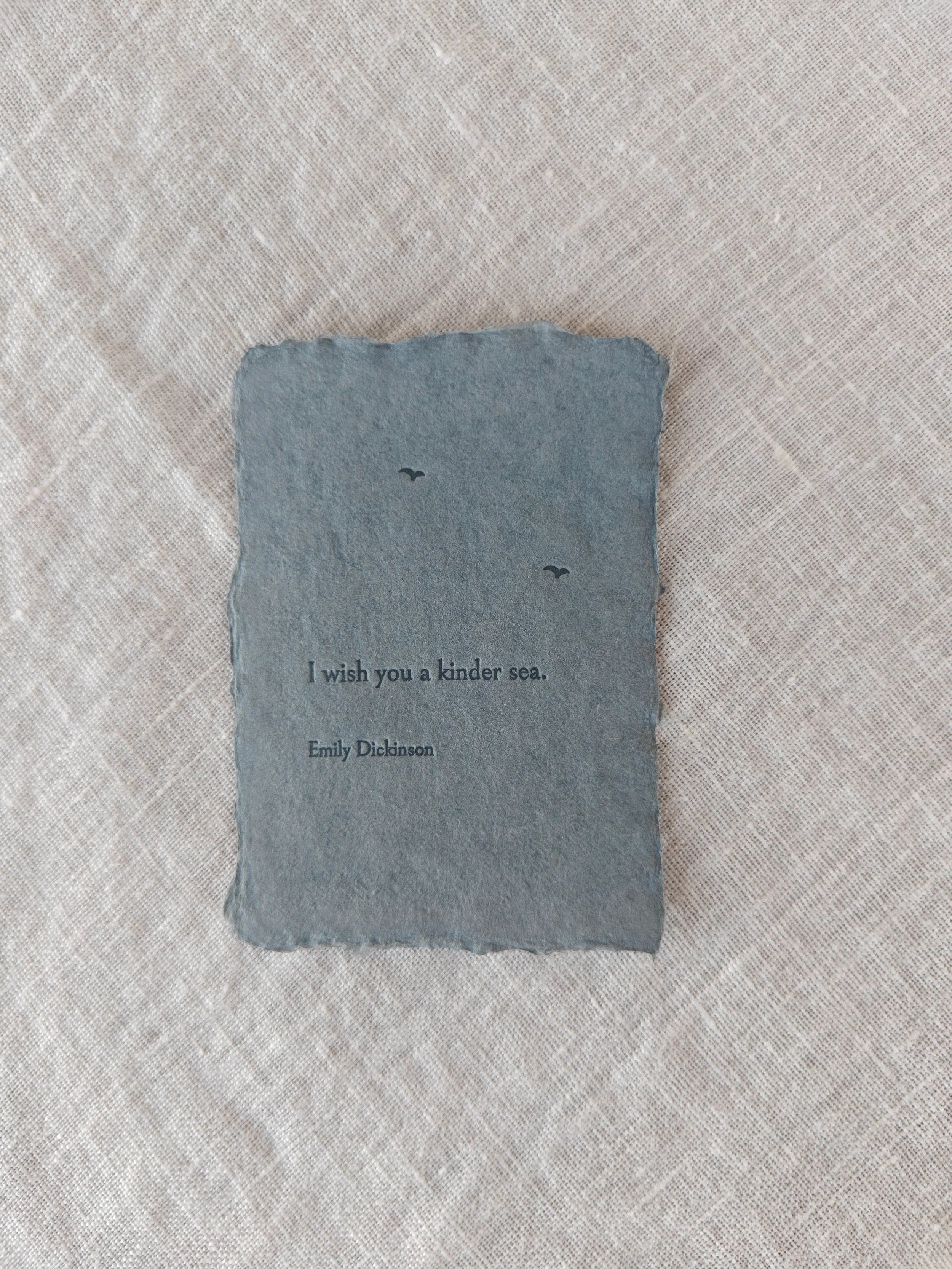 i wish you a kinder sea