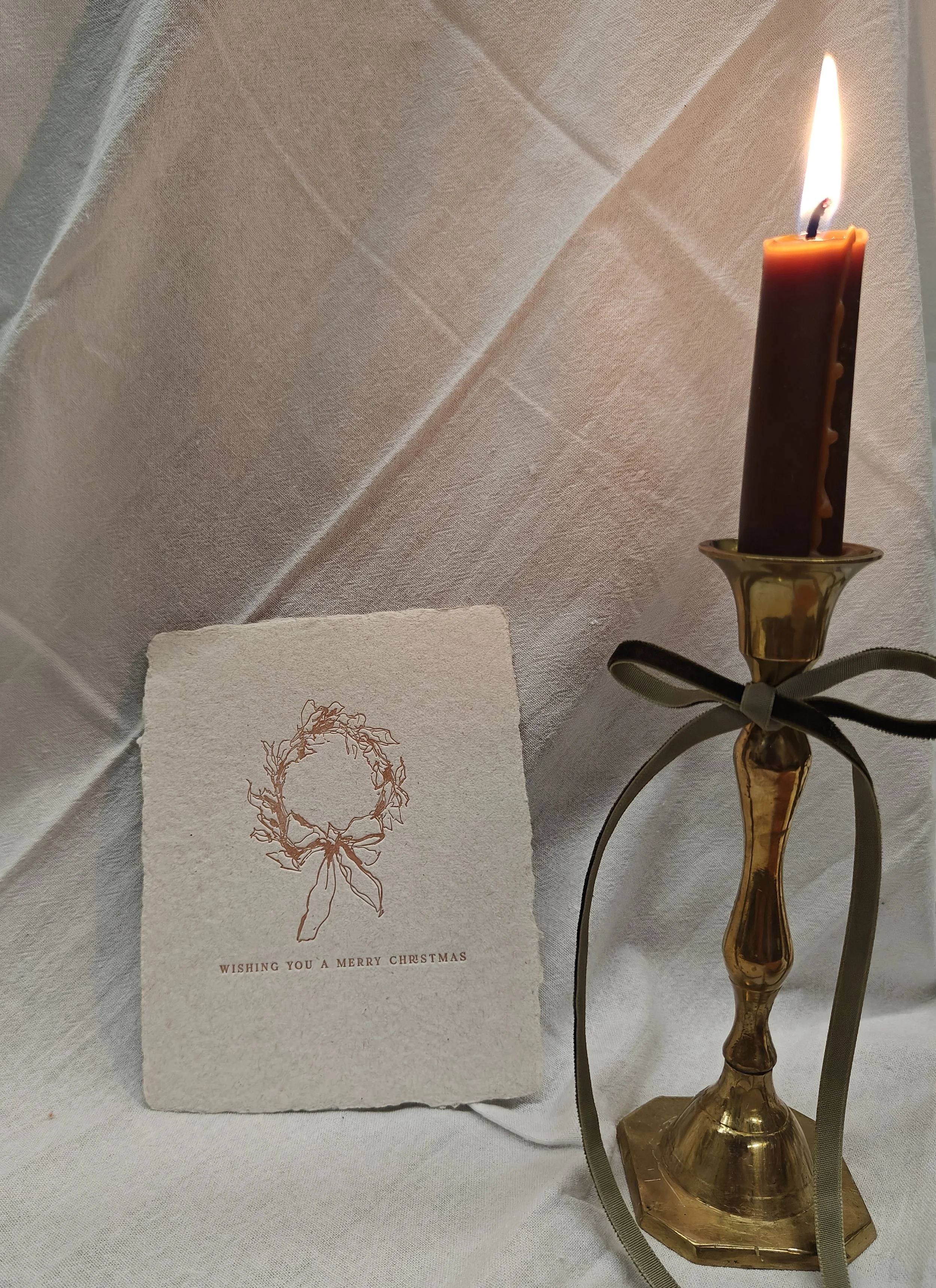 Wishing you a Merry Christmas wreath