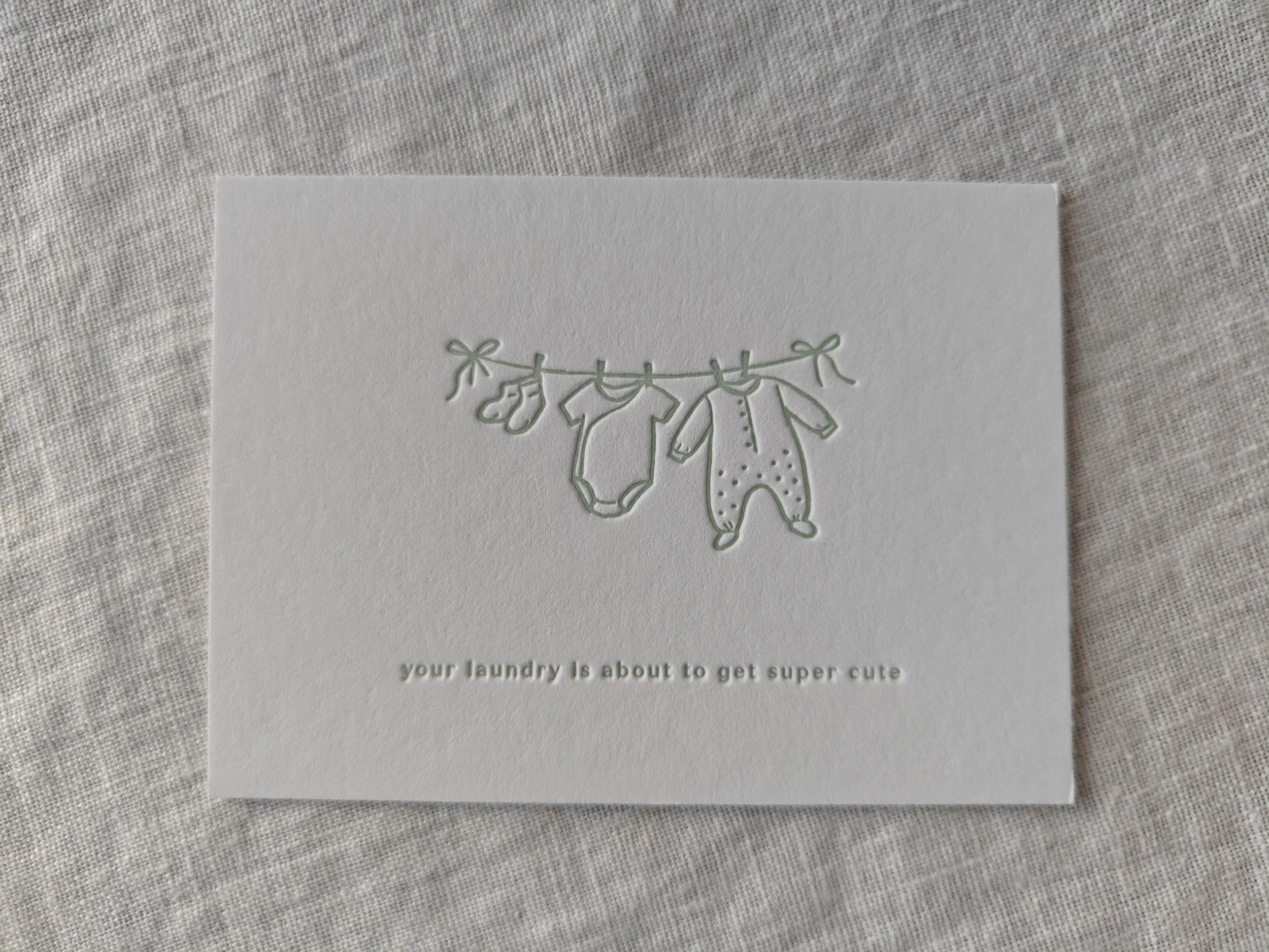 the baby clothes line