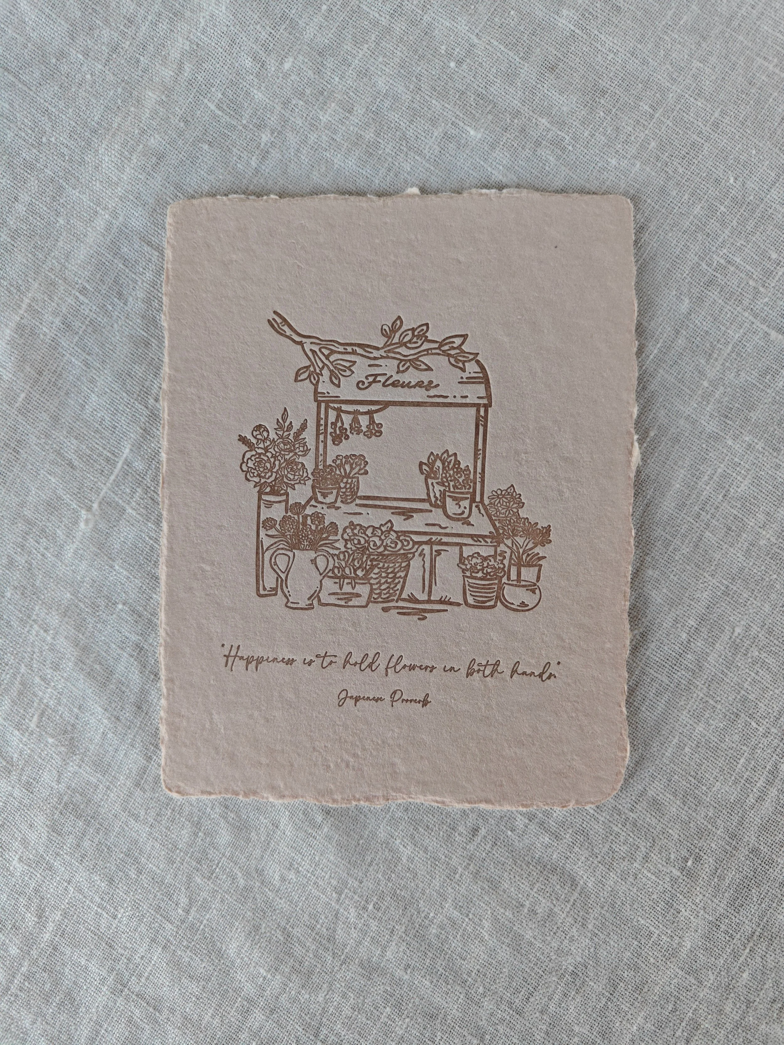 Japanese flower proverb