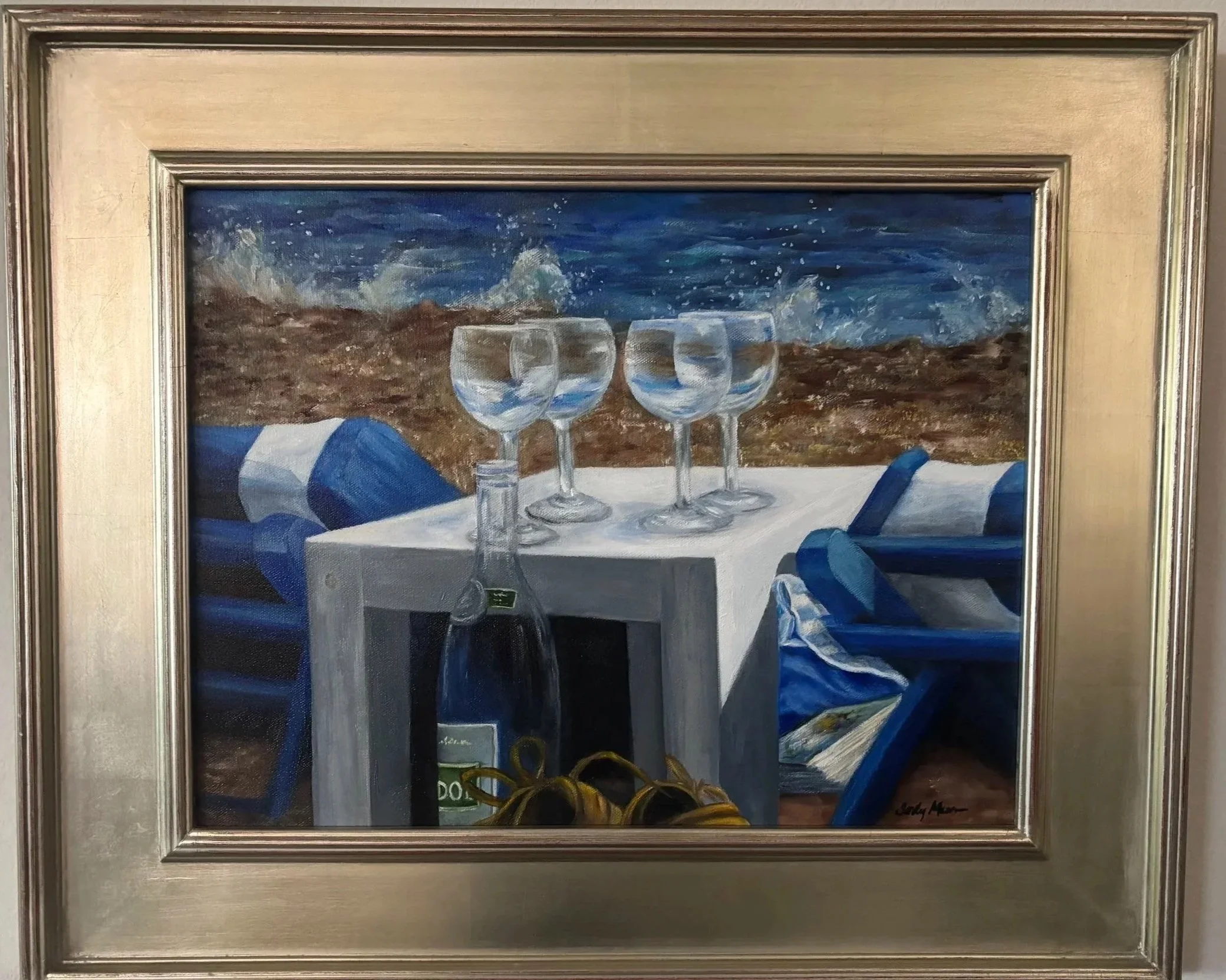 "Beach Party"  14" X 18" - Oil