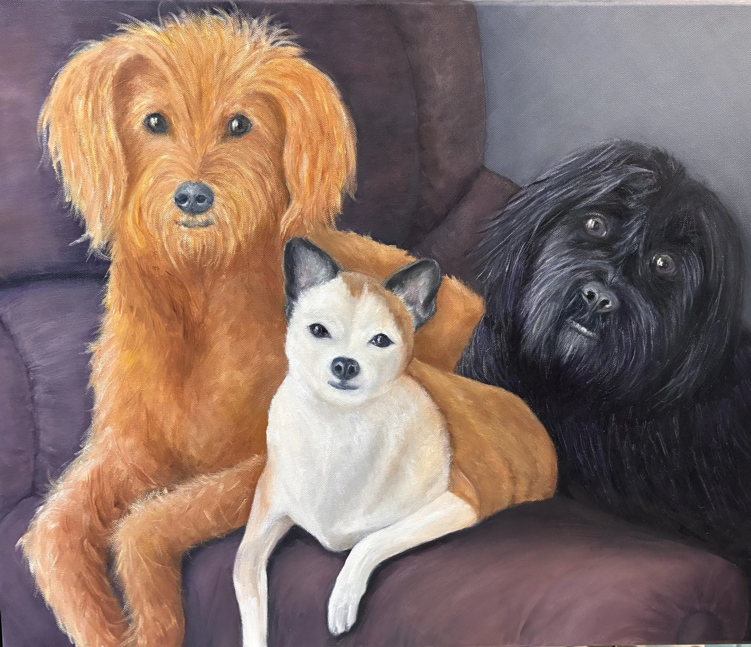 "Better Together", Original Oil Painting 20" x 24"    