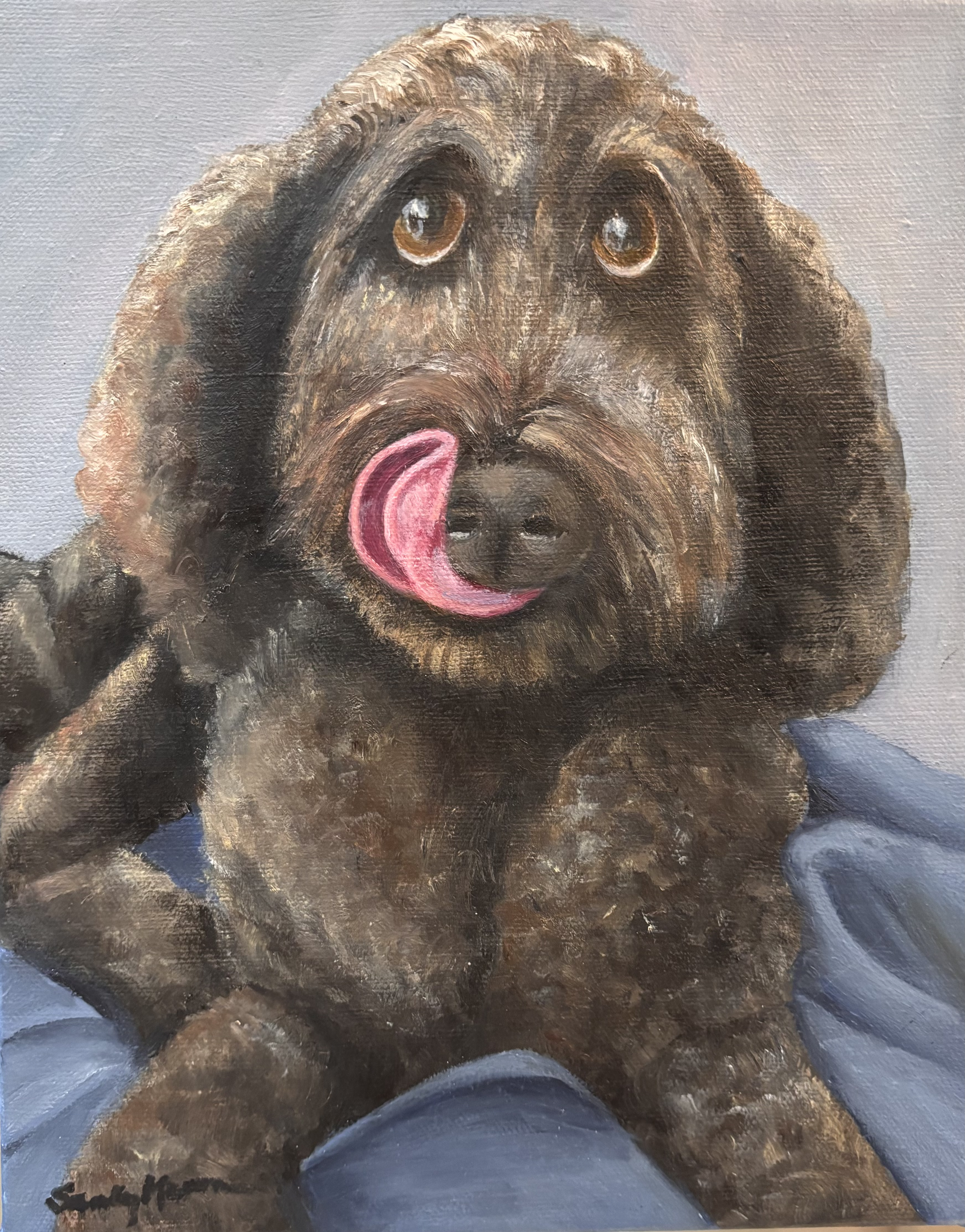 "I'm Hungry", Original Oil Painting  11" x 14"  (Sold)
