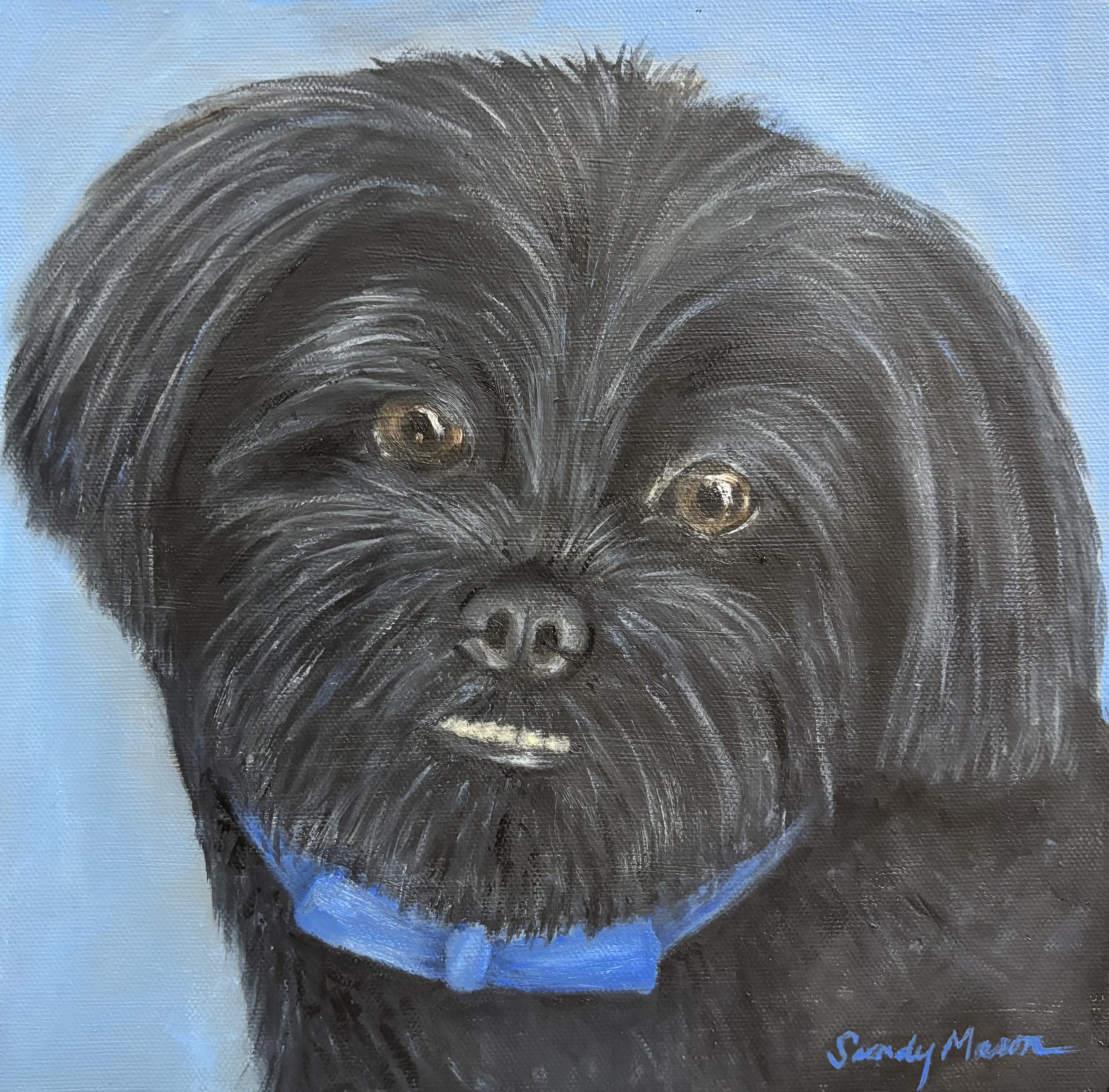 "Milo", Original Oil Painting 10" x 10" 
(Sold)