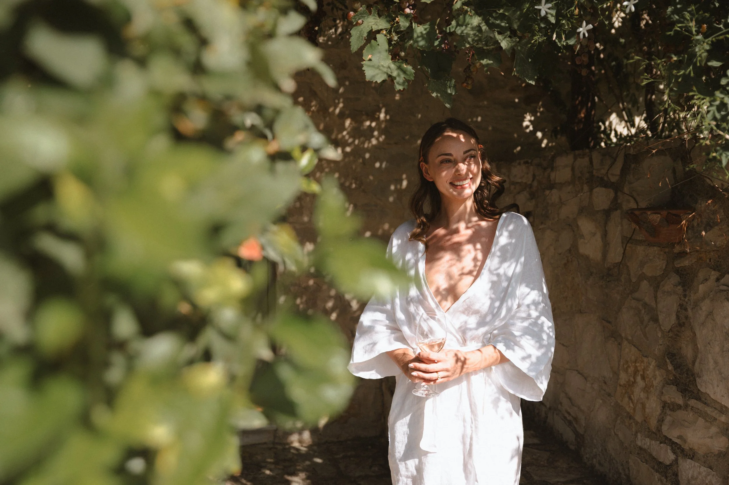 Elegant wedding details from a luxury  bride destination wedding in Crete
