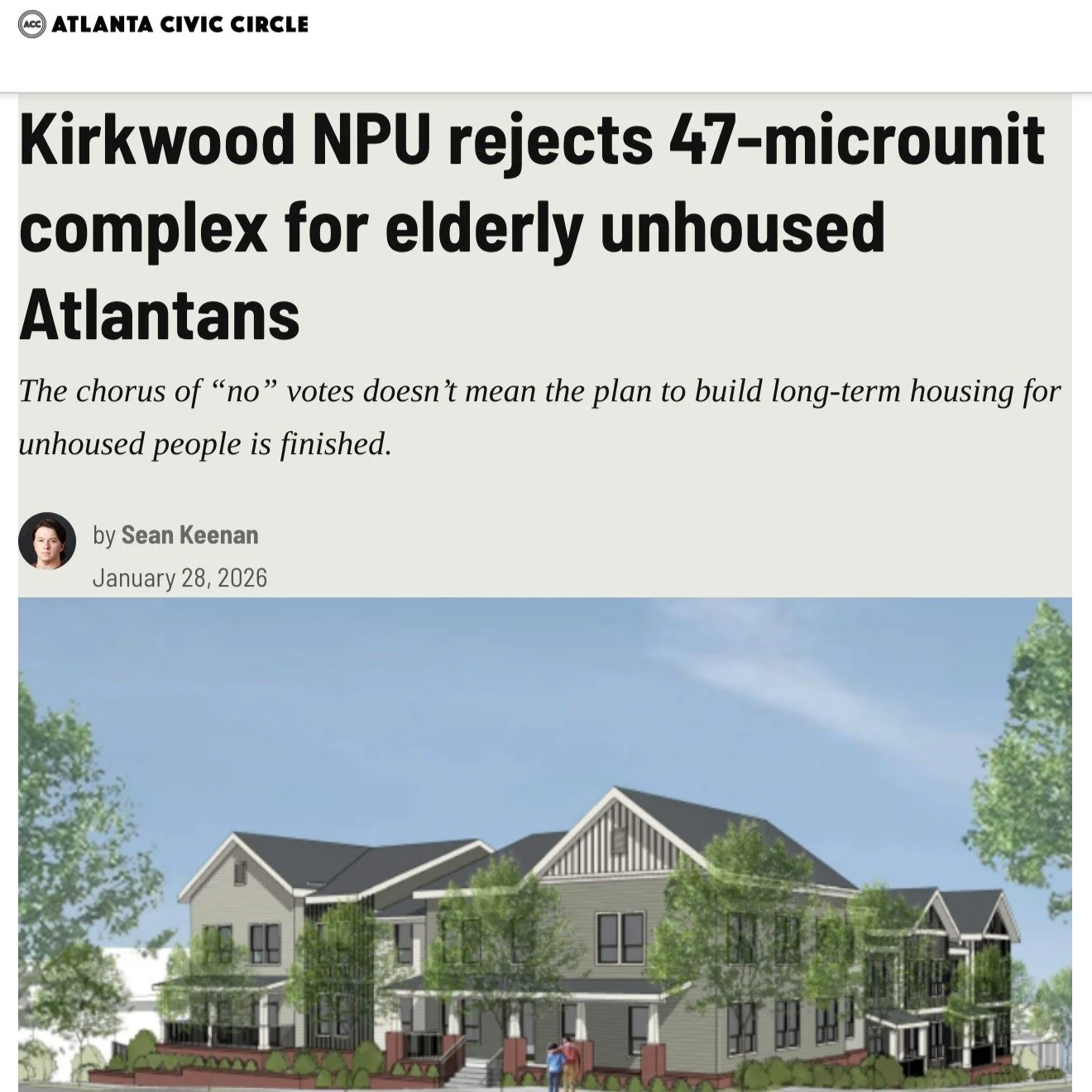 City churches using their property for affordable and supportive housing is one of the coolest urbanism trends. Seeing these proposals in Atlanta is exciting.

But...Sean Keenan at @atlanta_civic_circle reports that NPU-O (Kirkwood, Edgewood, East La