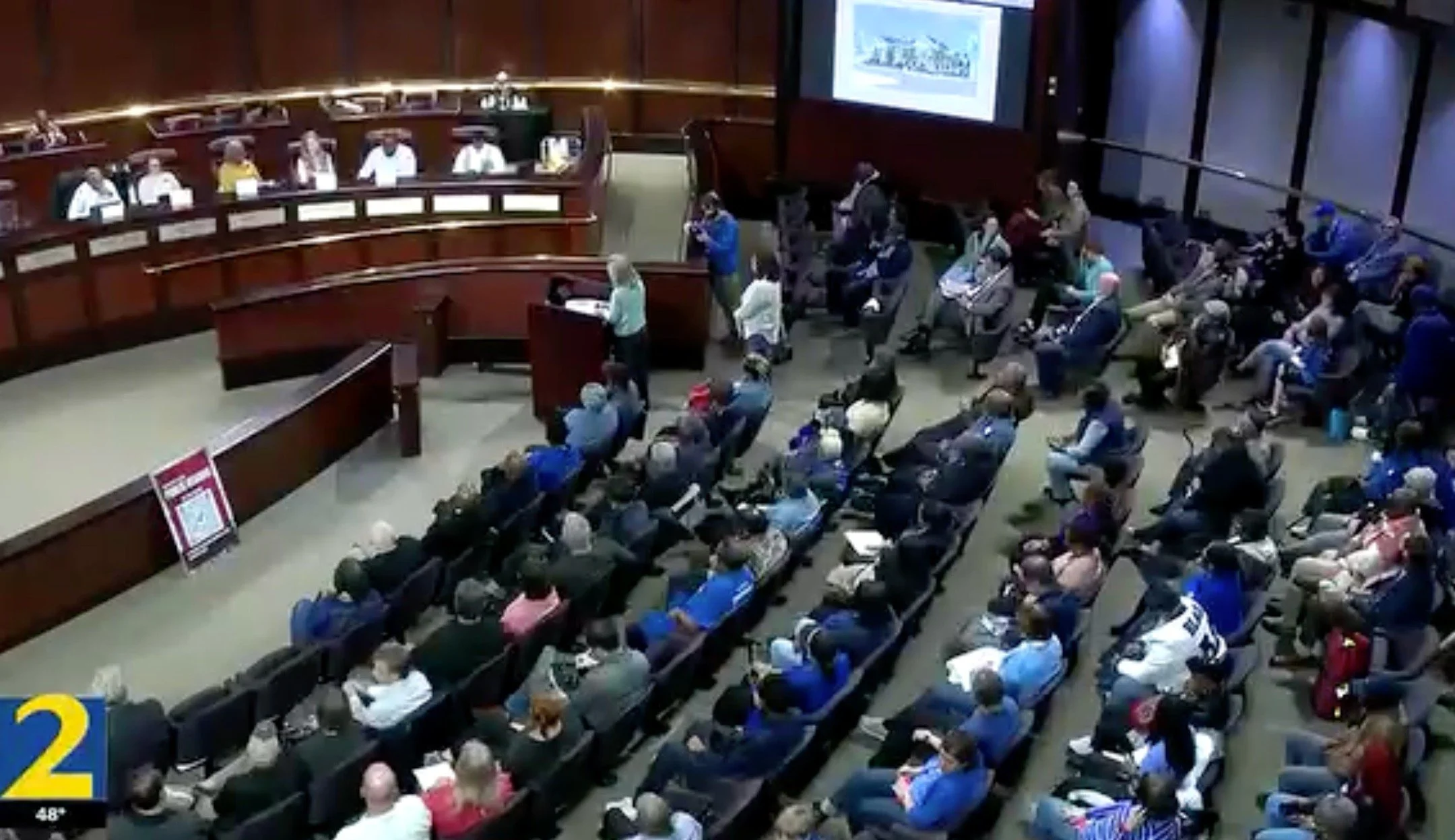 Good news! Despite pushback from people in the neighborhood, a Kirkwood church's effort to use its property for 47 units of affordable housing for seniors was approved last night by Atlanta's Zoning Review Board!

Thanks to all who showed up to suppo