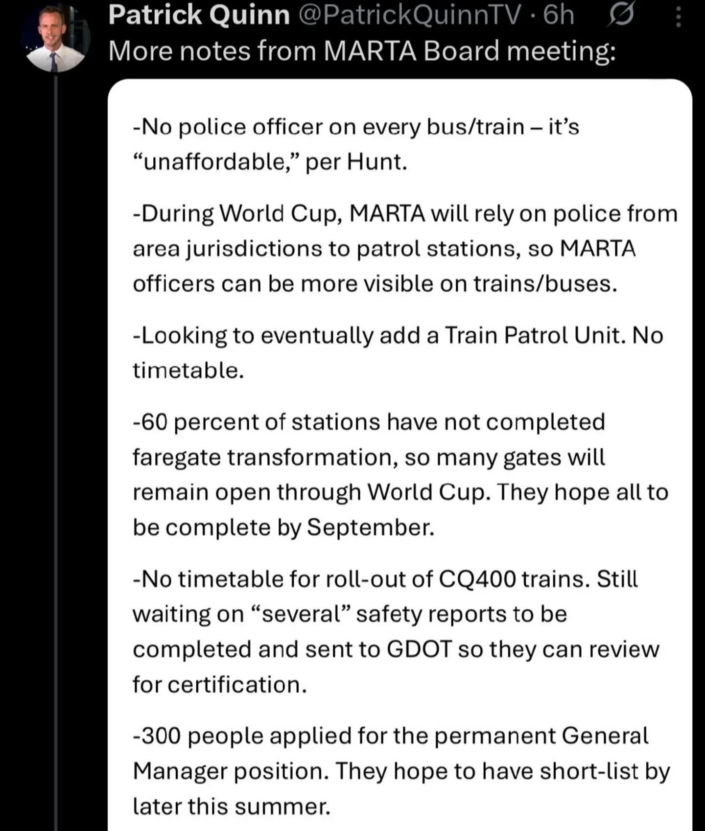 It's concerning that MARTA *hopes* to have all fare gates installed by September. The rollout of the new gates has been frustrating, particularly with glass doors breaking &amp; being stuck open.

Nonetheless, don't let that detract from the fact tha
