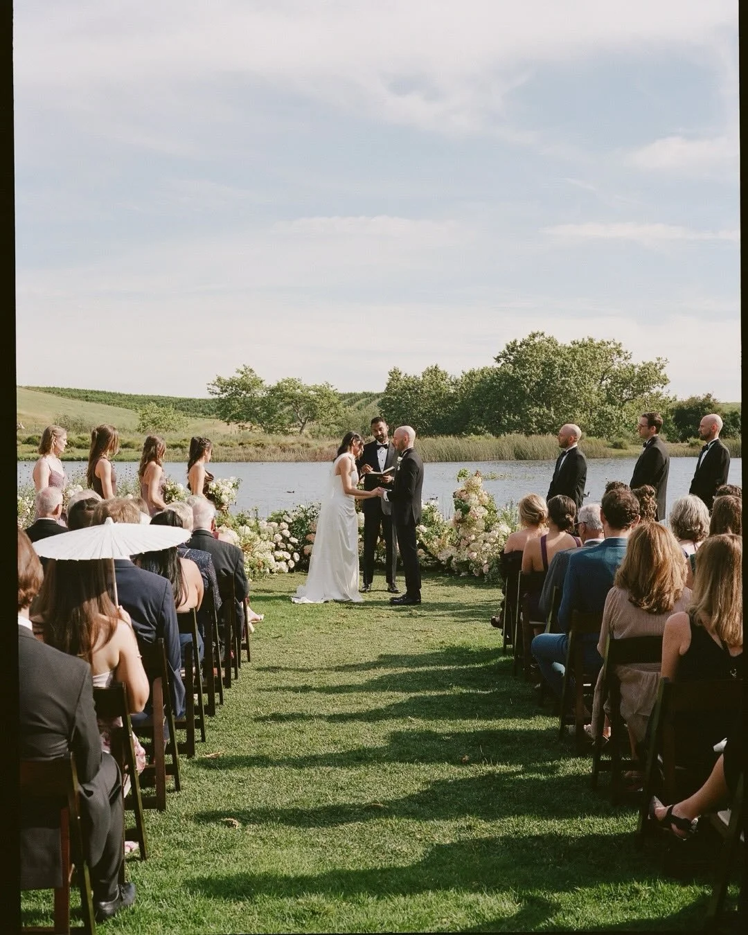 Take me back to Sunday &amp; CJ&rsquo;s perfect day @lalomitaranchweddings 🎞️

@embarkeventdesign
@queensbees
@beautygoeseverywhere
@seabreezecupcakes
@lefunksounds
@_mdlevents_
@nicoledonnellyphoto
@allaboutevents
@fieldtotableevents
@copperandcrys