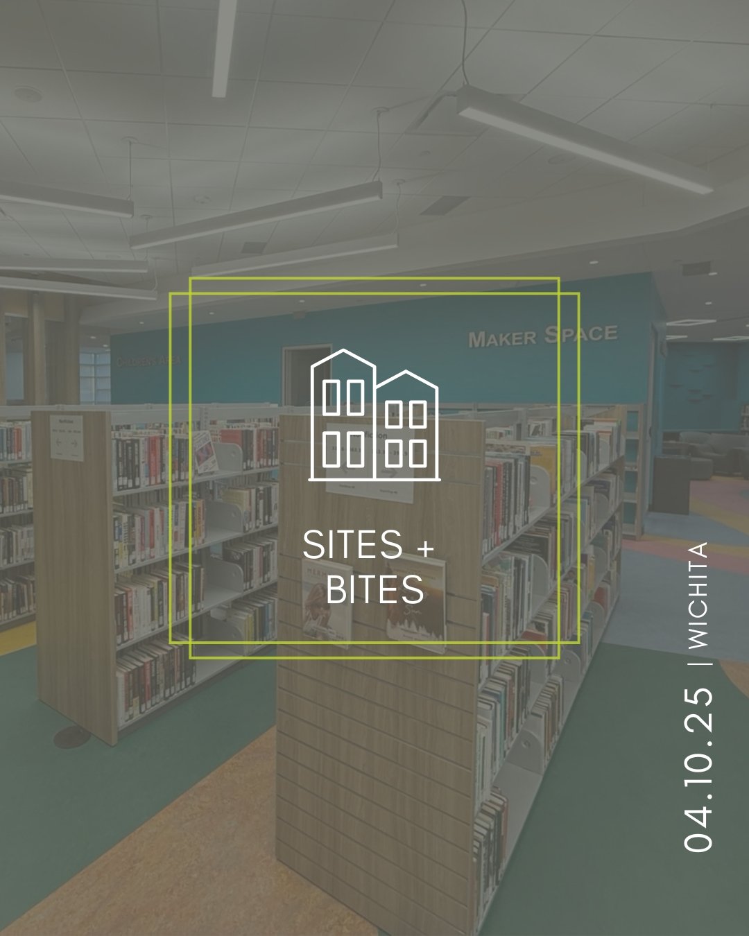We invite you to join us Thursday, April 10th from 12pm-1pm to tour the newly renovated Westlink Library! 

Built in 1981, Westlink Library became the only library to serve the west side of Wichita. Originally designed by Hanney and Associates, the a