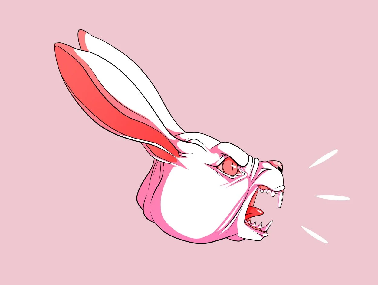 Rage Rabbit (2020) by Mole & Marble Studio