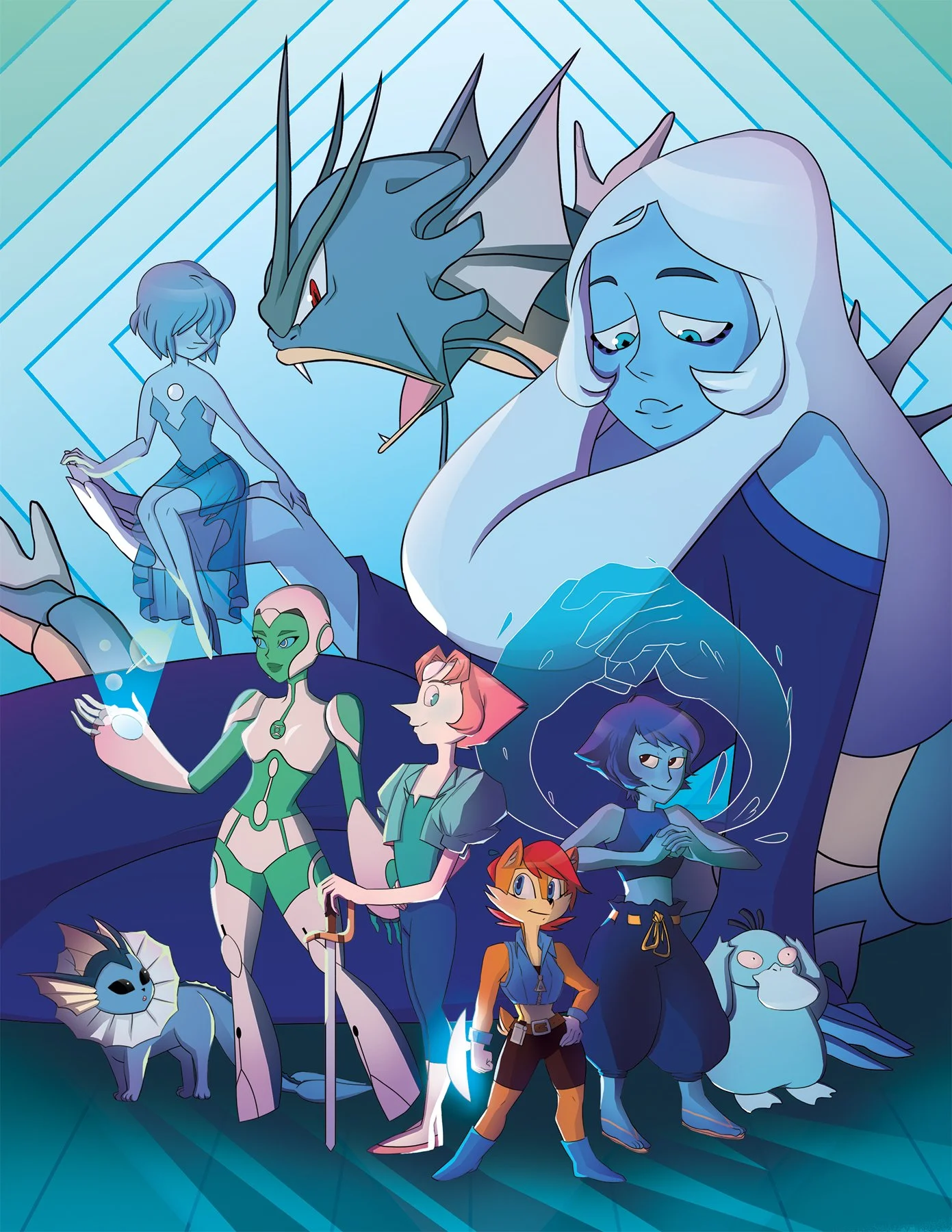 Team Blue (September 2024) by Mole & Marble Studio