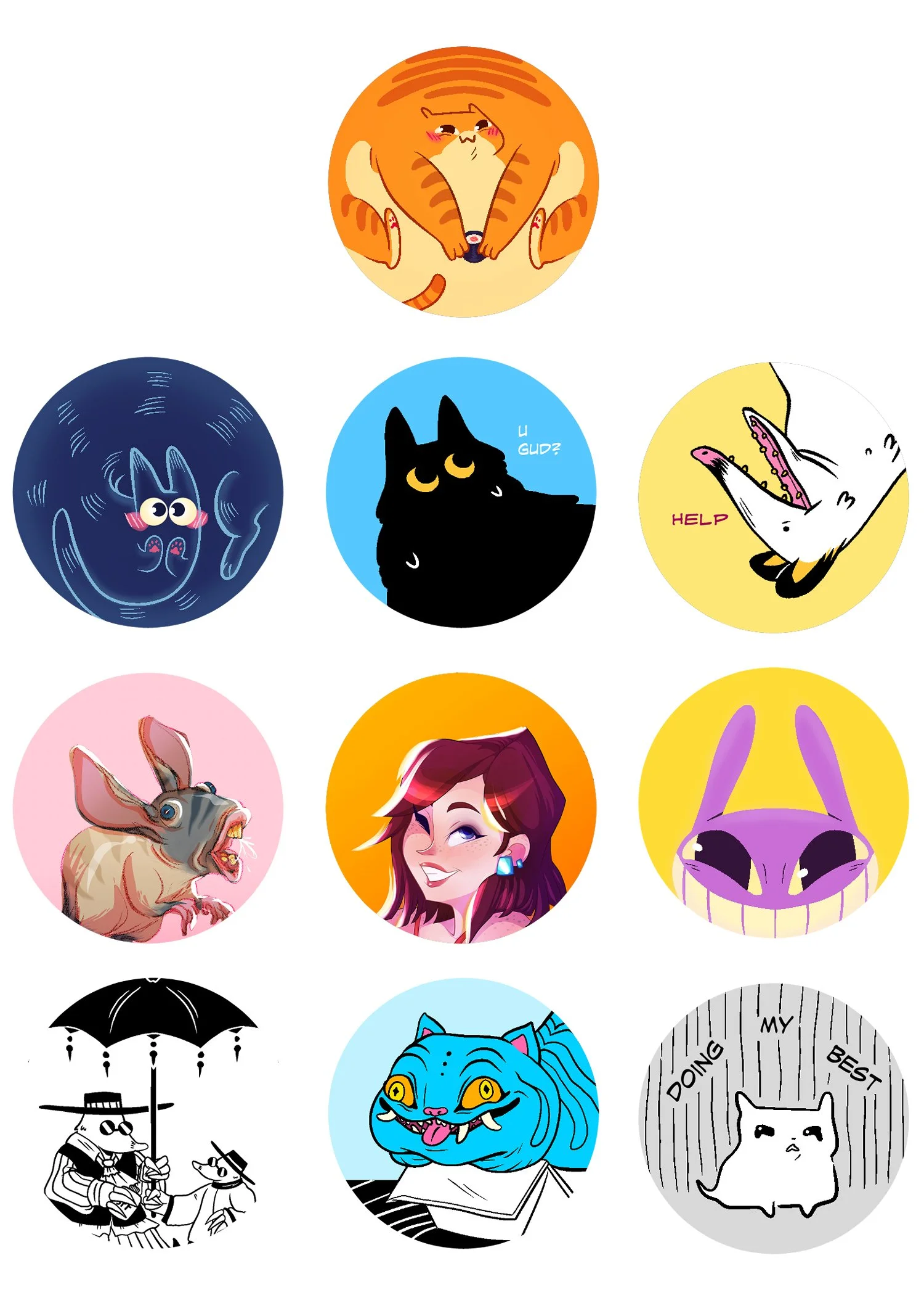 2025 Button Designs (November 2025) by Lauren Schermerhorn