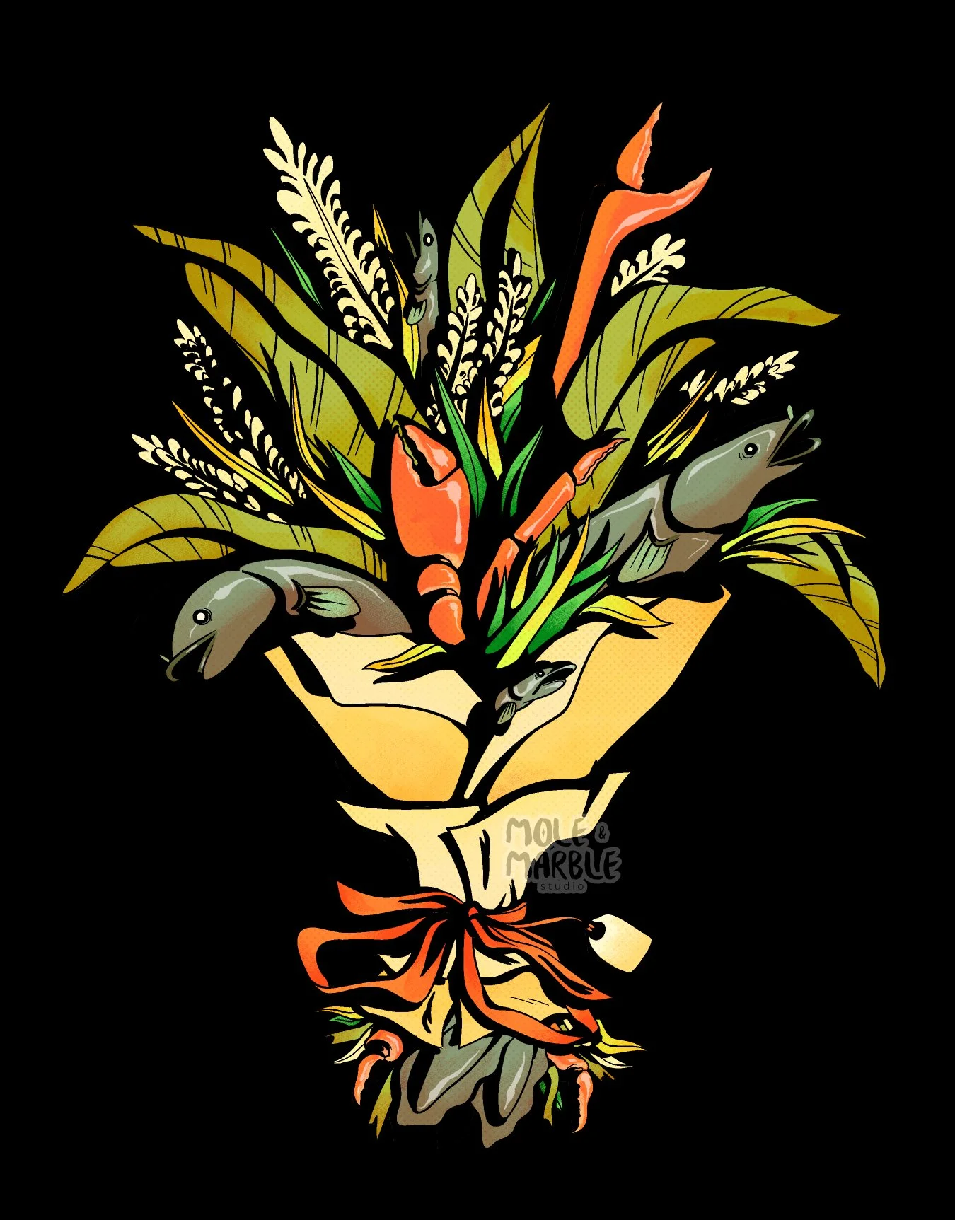 Creepy Bouquet (April 2026) by Mole & Marble Studio