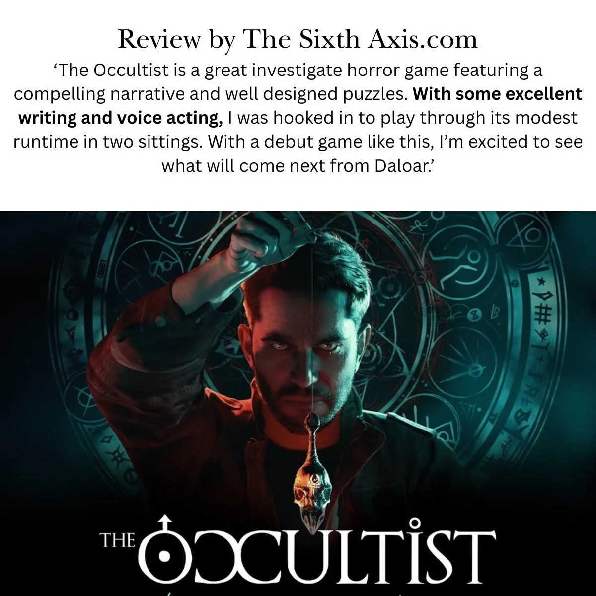 So proud to be one of the voice actors in this fabulous game.
It&rsquo;s too scary for my husband to play though 😁😂💀😳