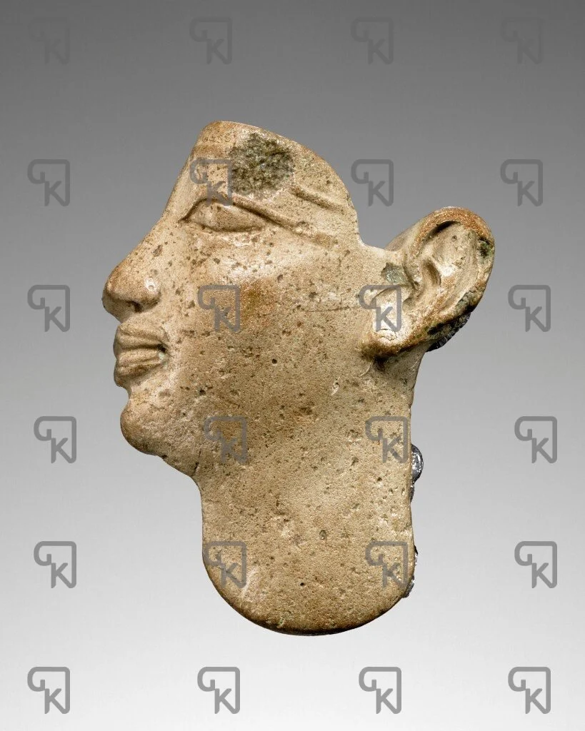 Ancient Egypt Head Inlay Stone - Small