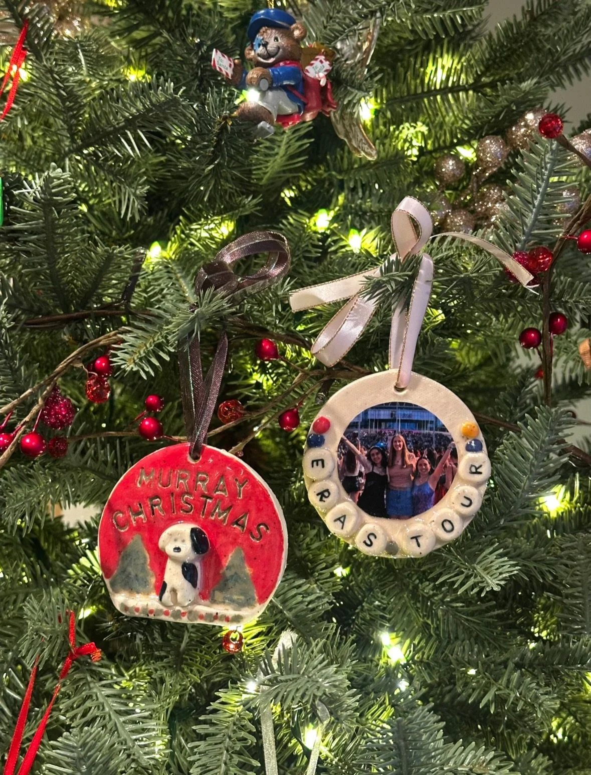 ceramic ornaments ! 🤍🎄🎁