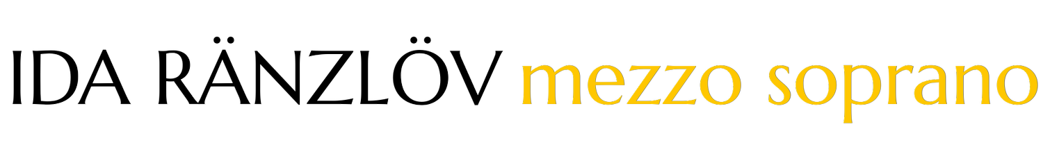IDA RÄNZLÖV mezzo soprano