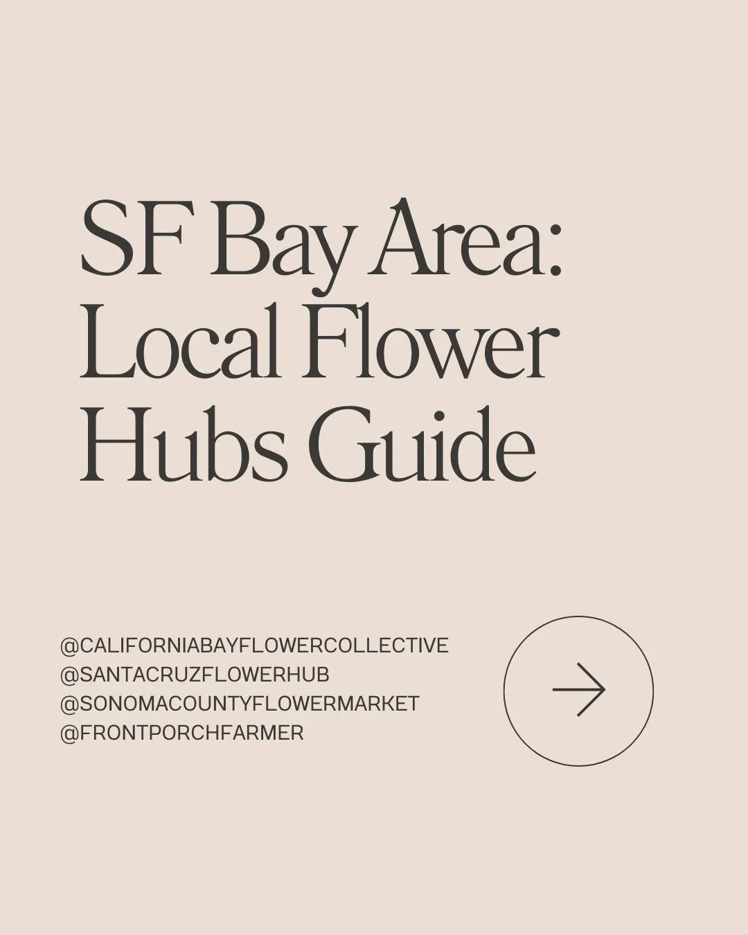We have updated our SF Bay Area Hubs Guide! Please note that now all of our hubs open on Wednesday at 3pm. 

It's never been more important or easier to source flowers directly from local flower farms! We're excited to re-introduce you to 3 grower-le